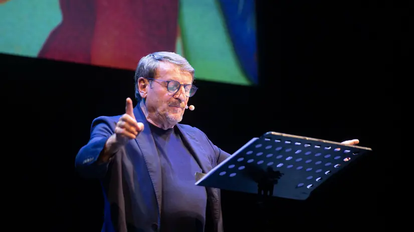 SPETTACOLI BRESCIA TEATRO SOCIALE CTB SERATA EVENTO DI PRESENTAZIONE DELLA STAGIONE TEATRALE 2025 2026 NELLA FOTO GIACOMO PORETTI 17-06-2025 PIERPAOLO PAPETTI AGENZIA NEWREPORTER