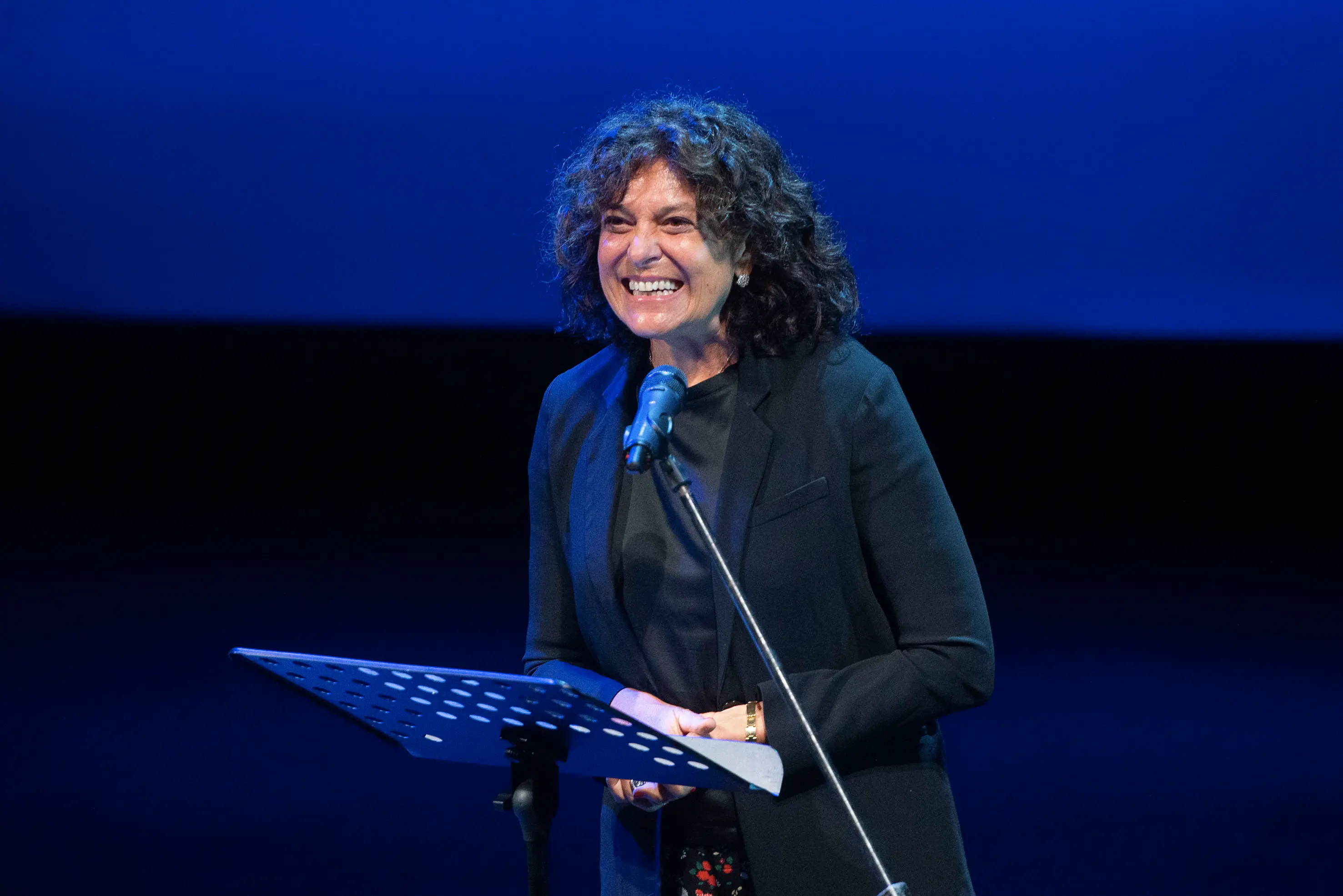 SPETTACOLI BRESCIA TEATRO SOCIALE CTB SERATA EVENTO DI PRESENTAZIONE DELLA STAGIONE TEATRALE 2025 2026 NELLA FOTO NINI FERRARI 17-06-2025 PIERPAOLO PAPETTI AGENZIA NEWREPORTER