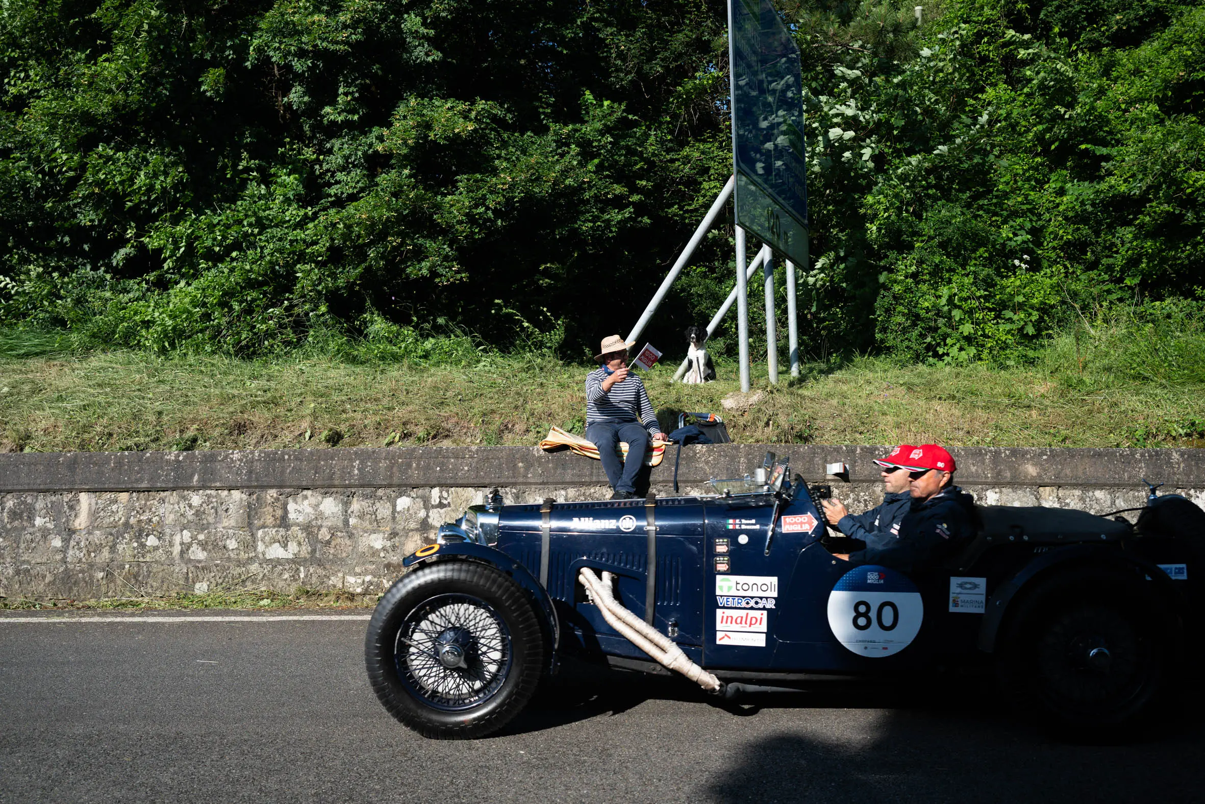 Mille Miglia 2025, il passo della Futa
