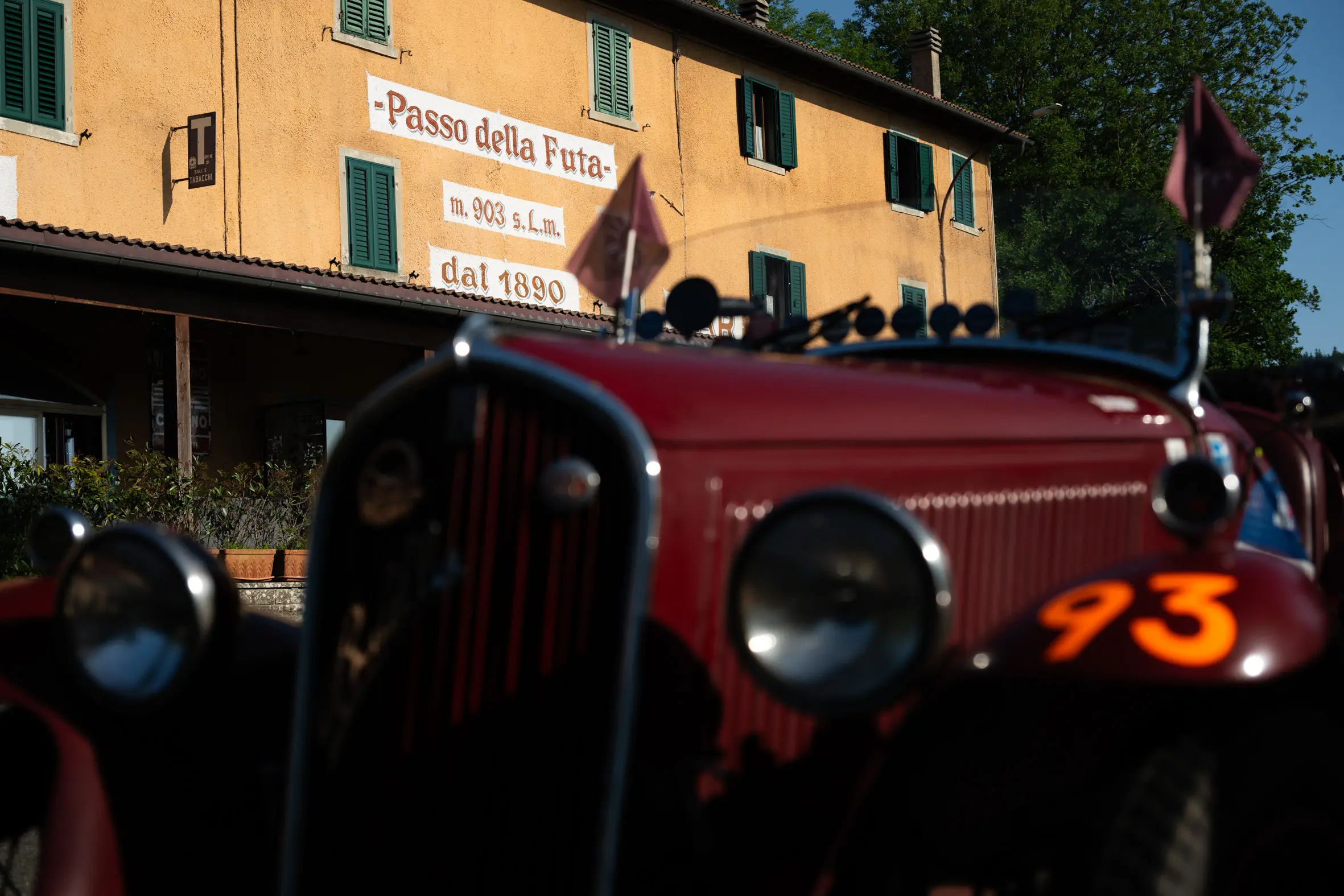 Mille Miglia 2025, il passo della Futa