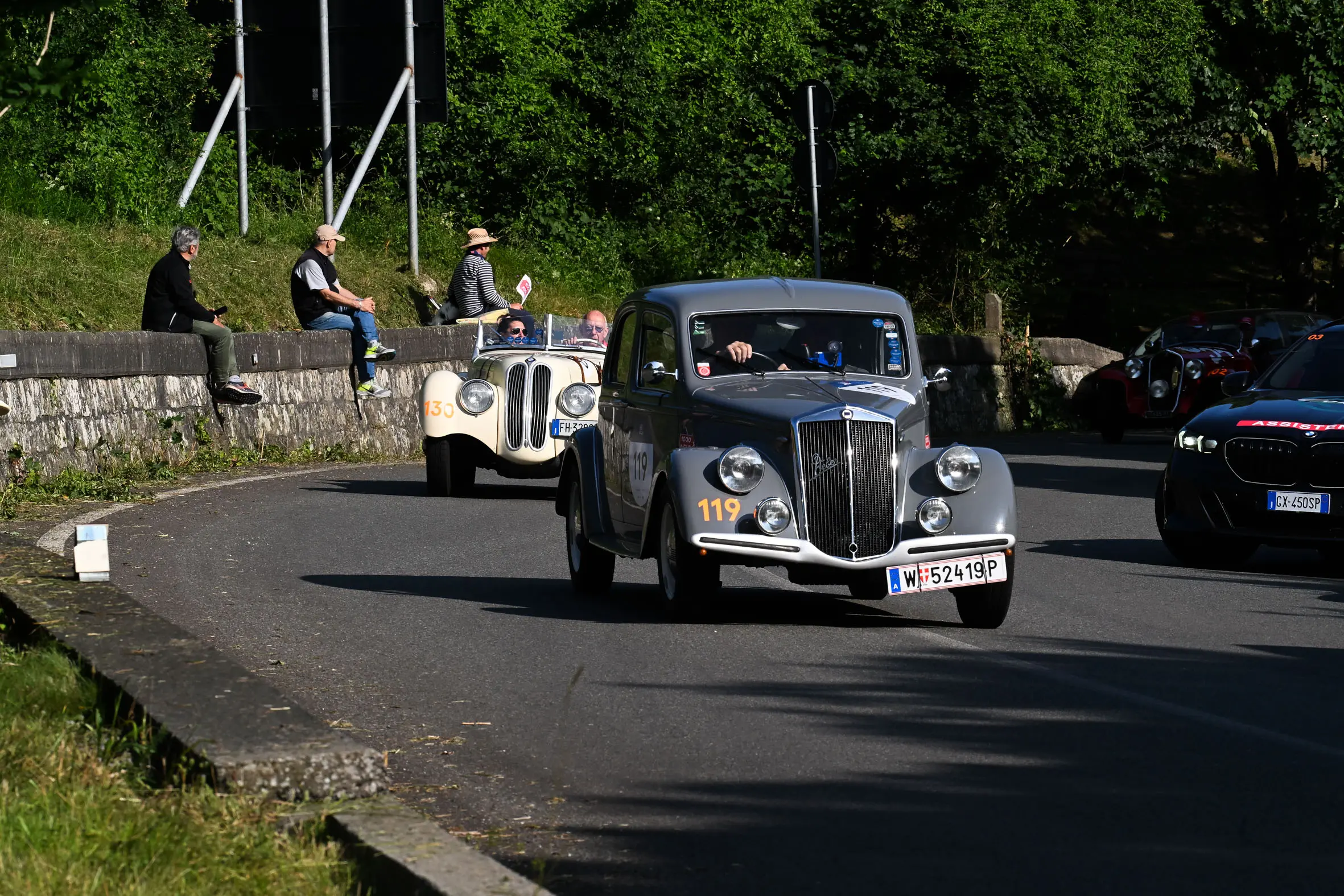 Mille Miglia 2025, il passo della Futa