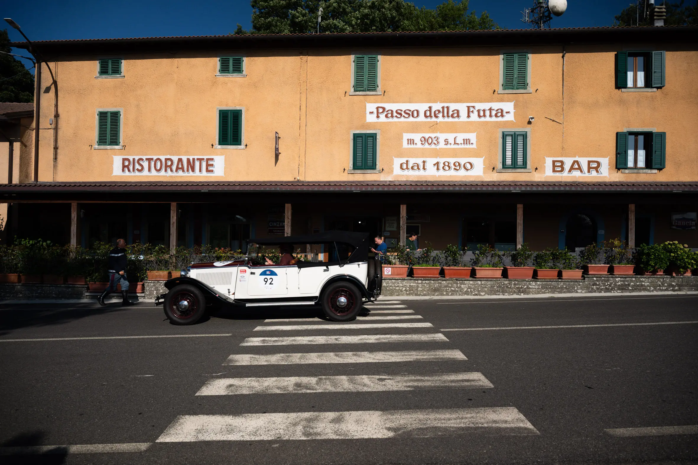 Mille Miglia 2025, il passo della Futa