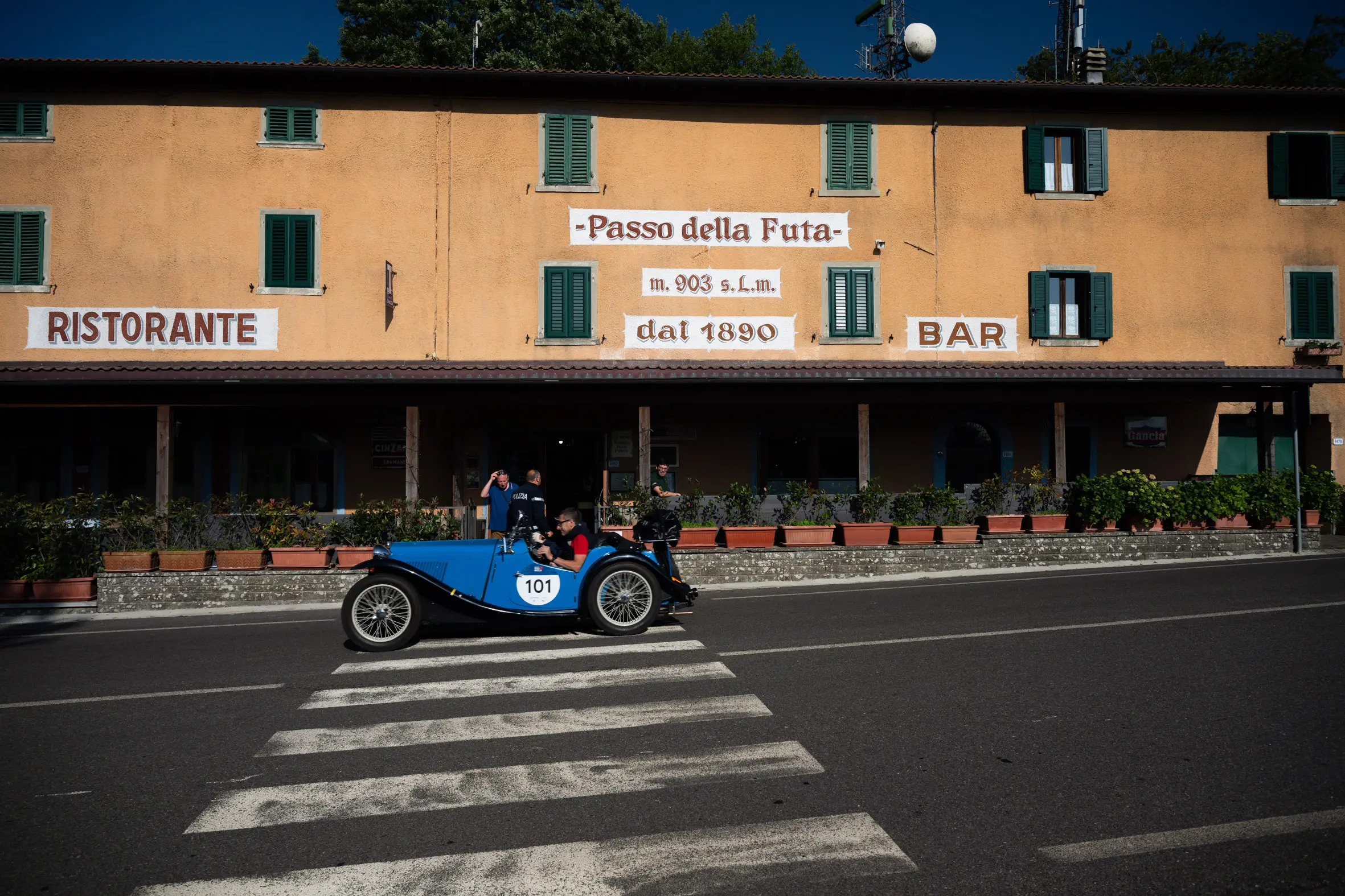 Mille Miglia 2025, il passo della Futa
