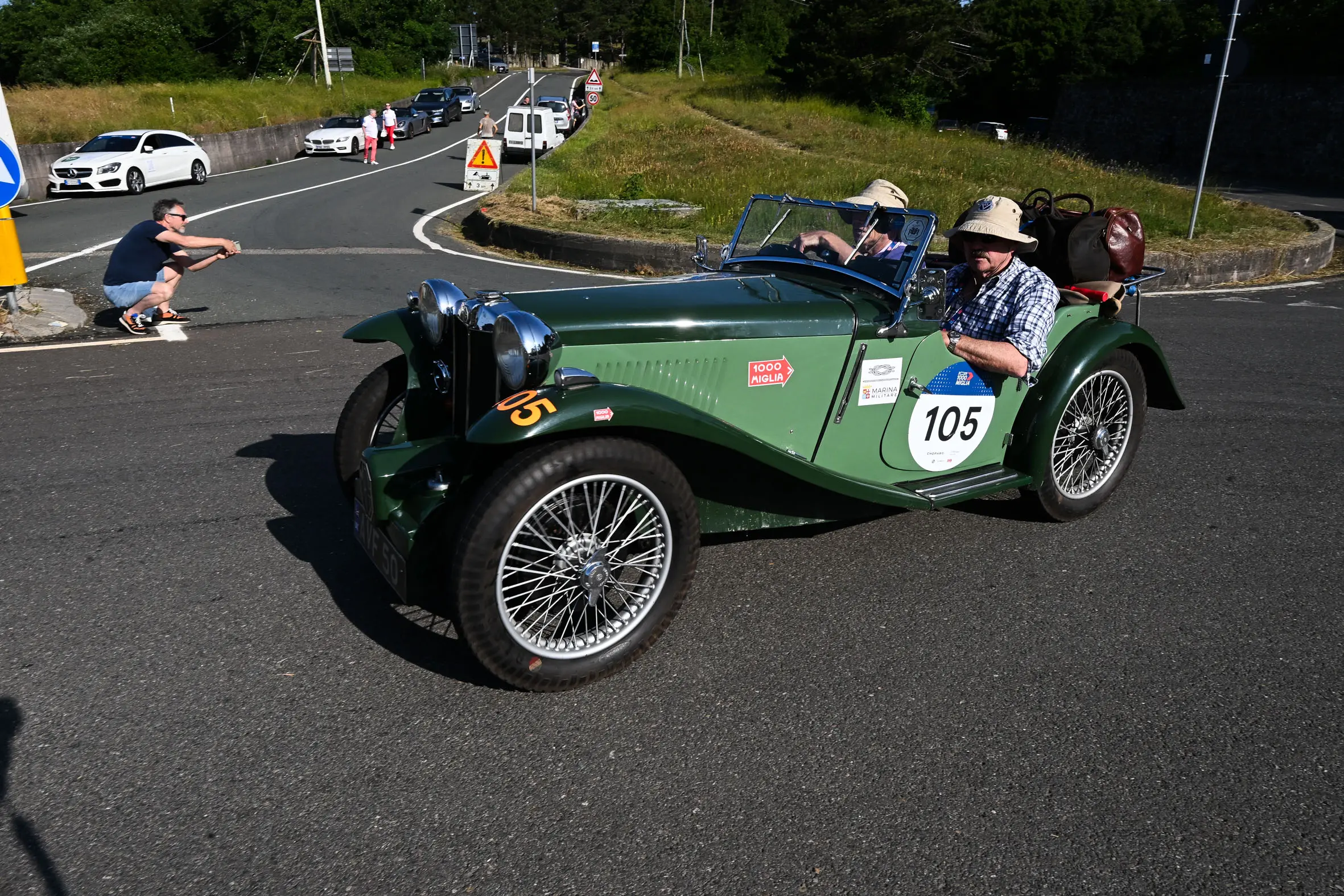 Mille Miglia 2025, il passo della Futa