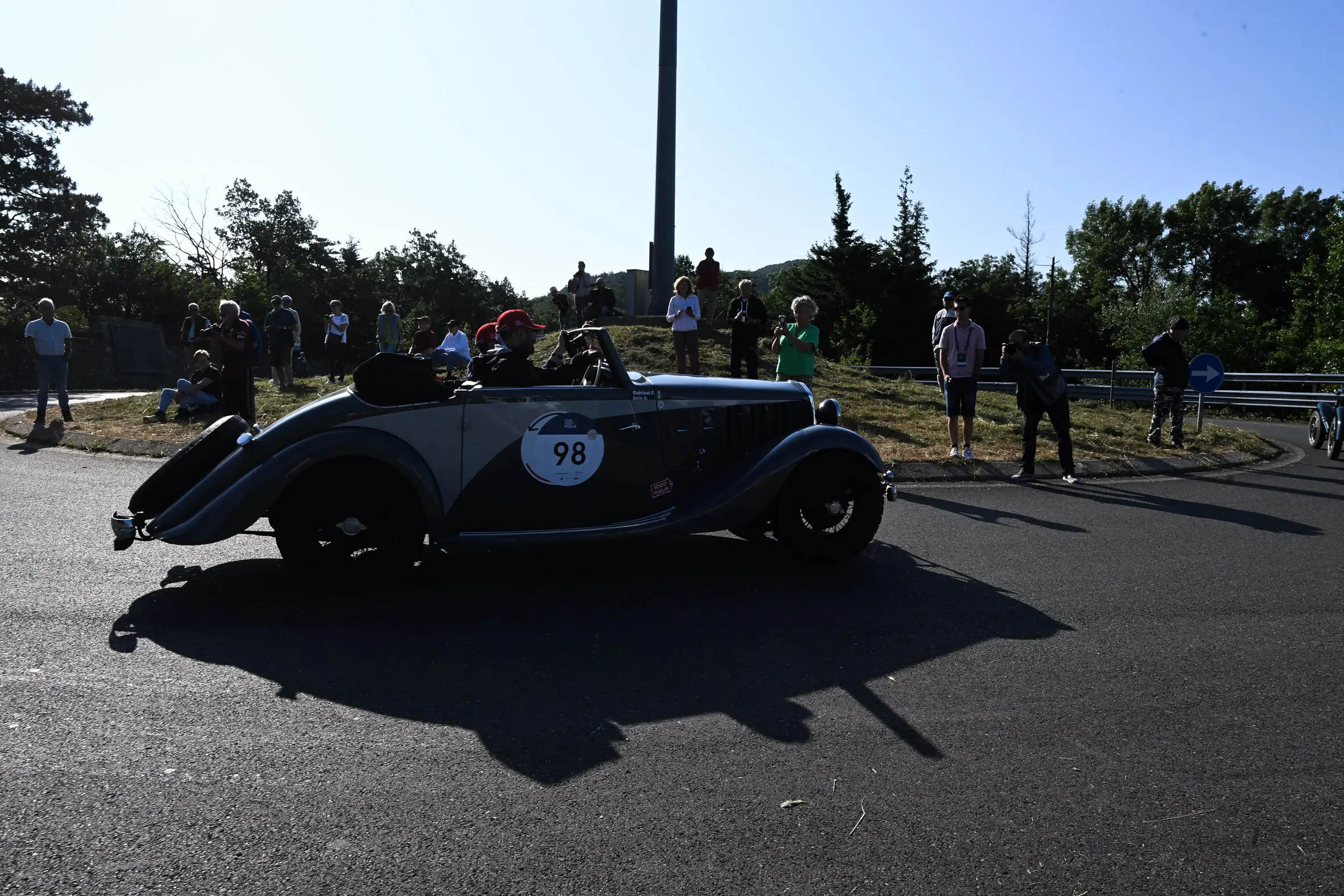 Mille Miglia 2025, il passo della Futa