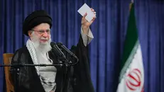 L'ayatollah Ali Khamenei - Foto Ansa © www.giornaledibrescia.it