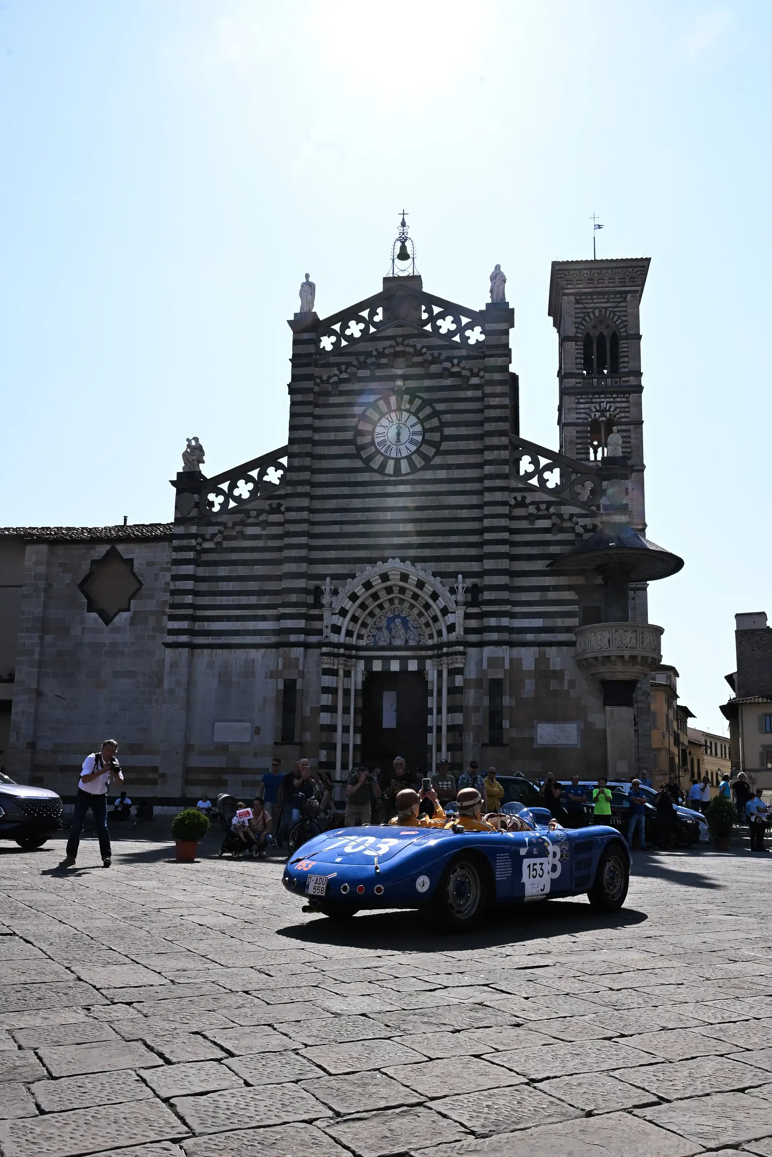 Mille Miglia 2025, il passaggio da Prato