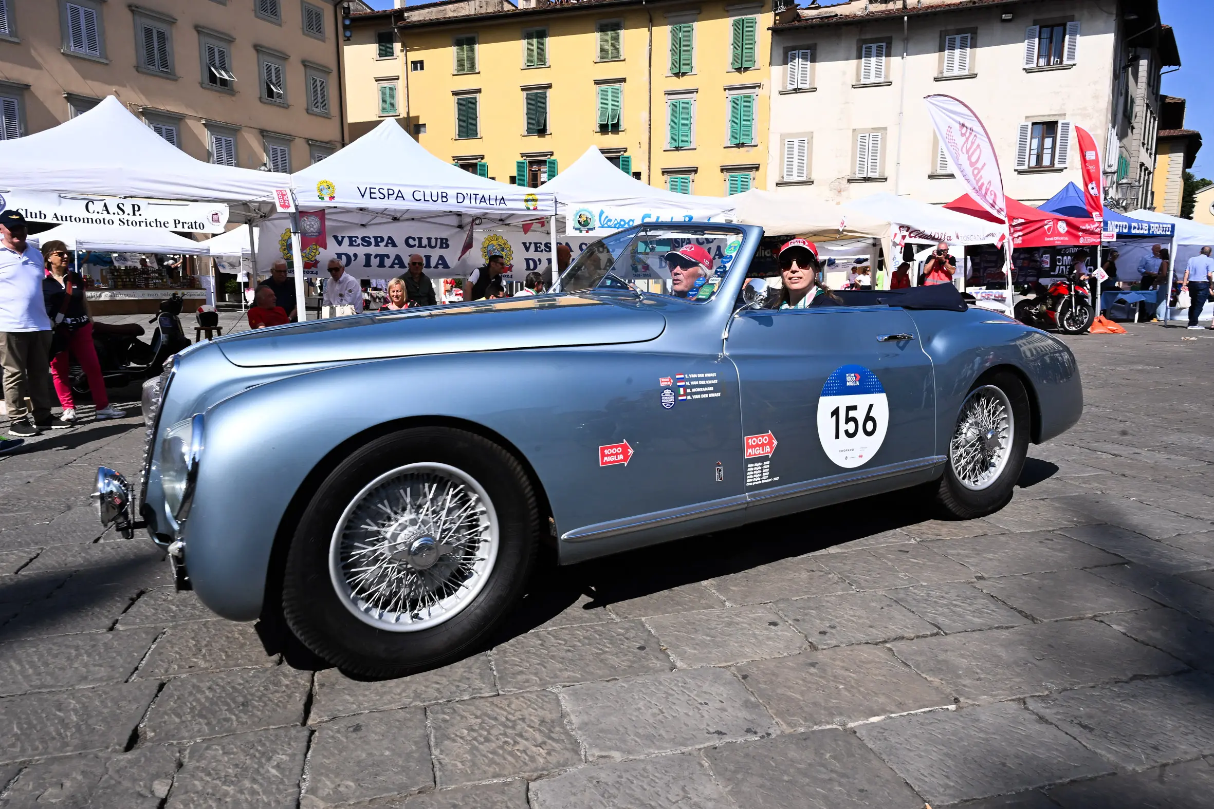 Mille Miglia 2025, il passaggio da Prato