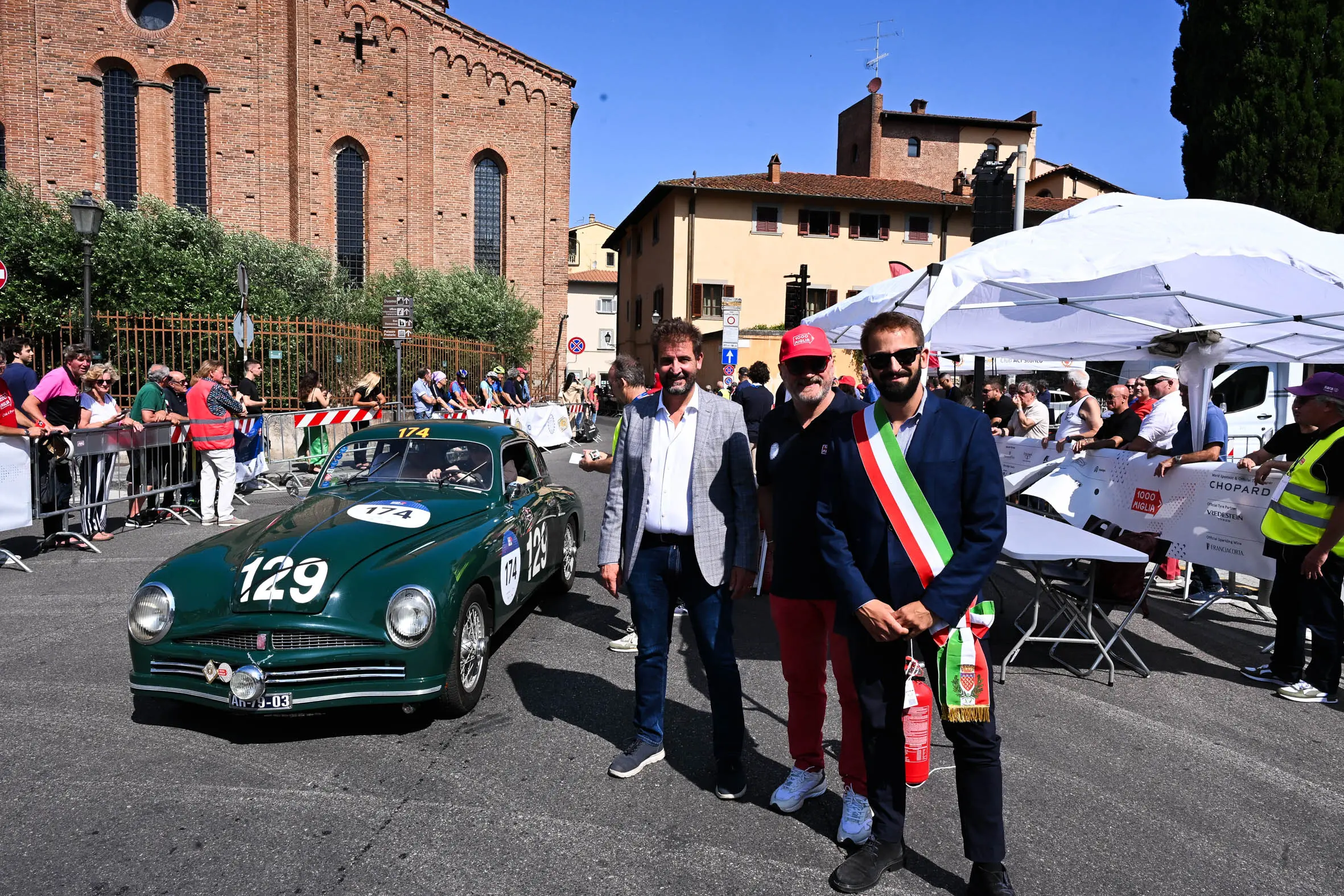 Mille Miglia 2025, il passaggio da Prato