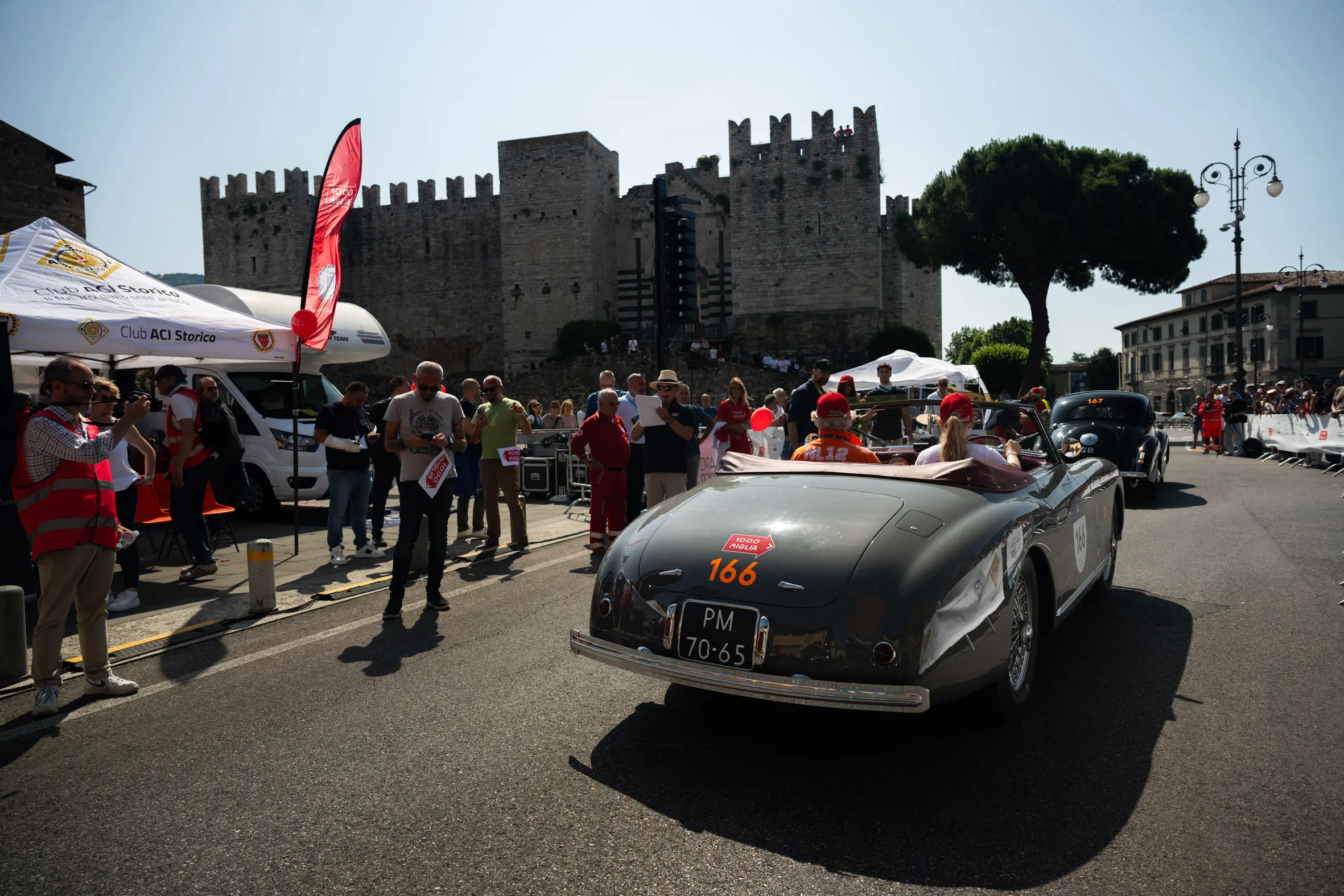 Mille Miglia 2025, il passaggio da Prato