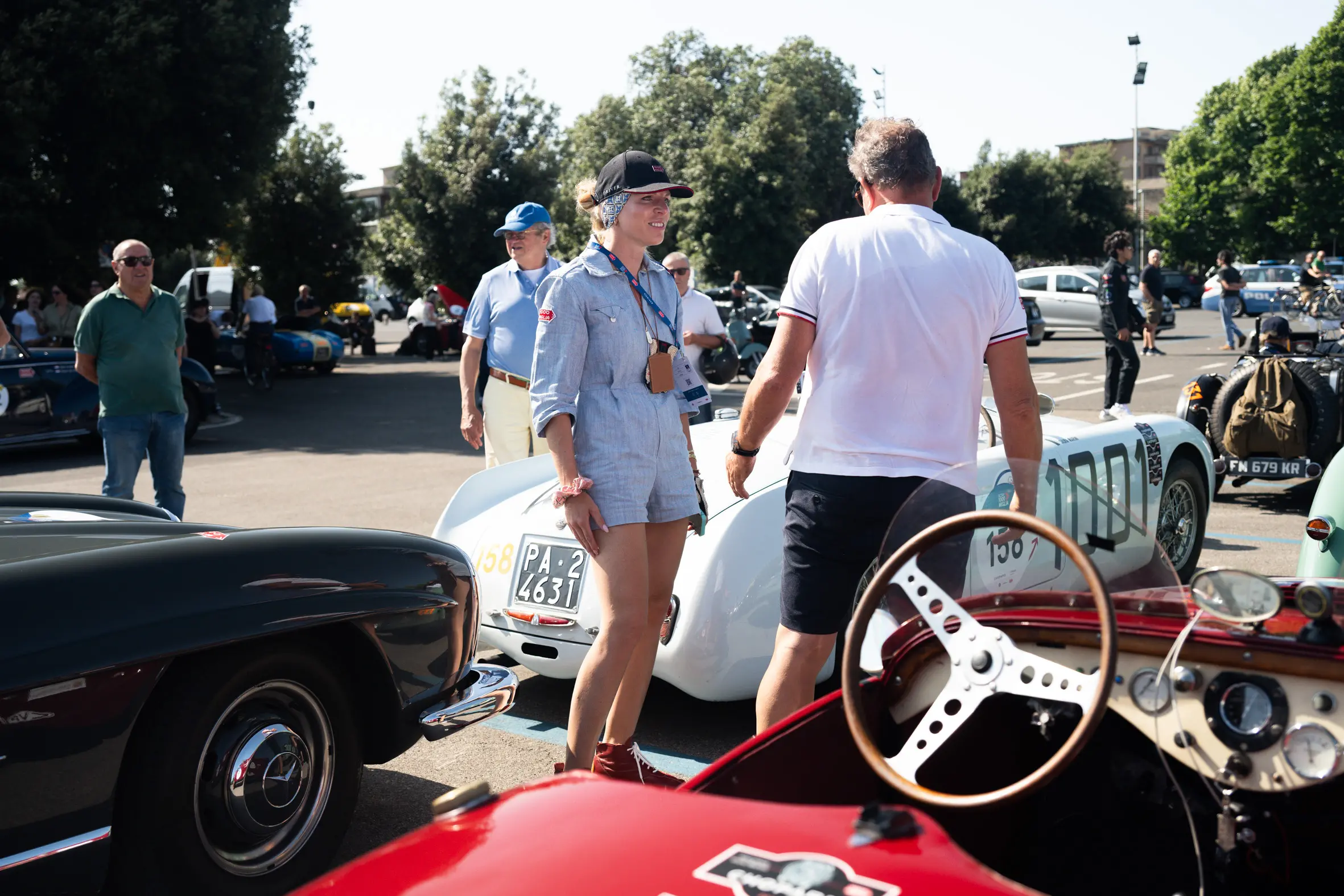 Mille Miglia 2025, il passaggio ex fabbrica Calamai