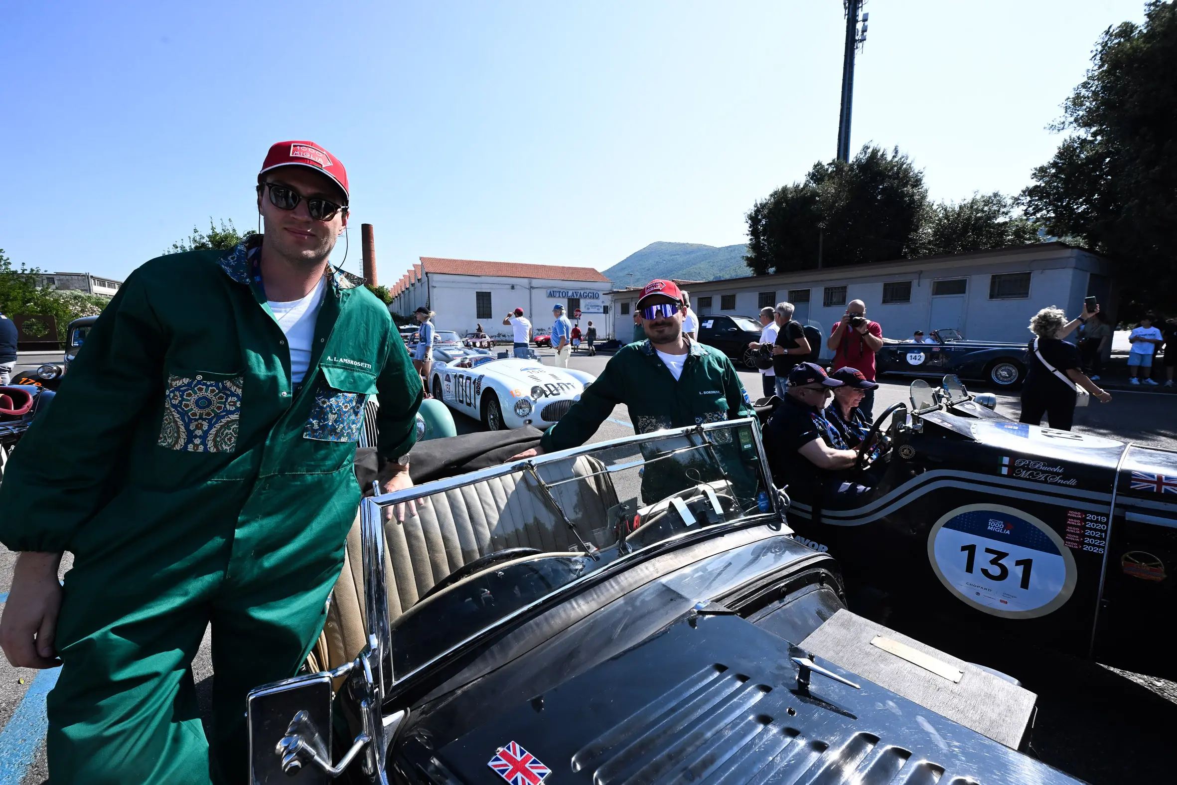 Mille Miglia 2025, il passaggio ex fabbrica Calamai