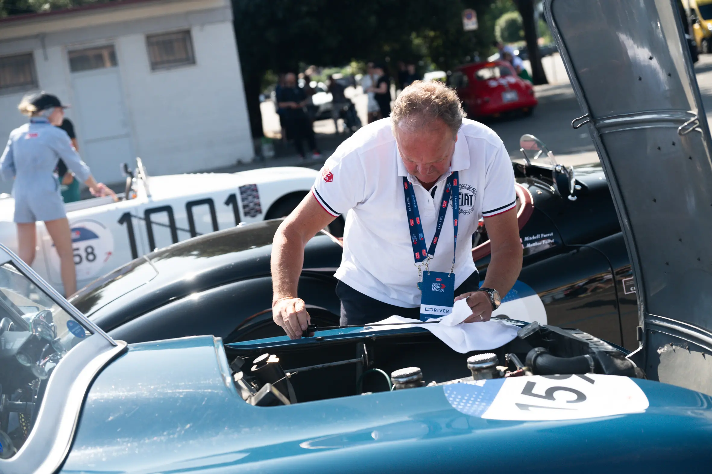 Mille Miglia 2025, il passaggio ex fabbrica Calamai