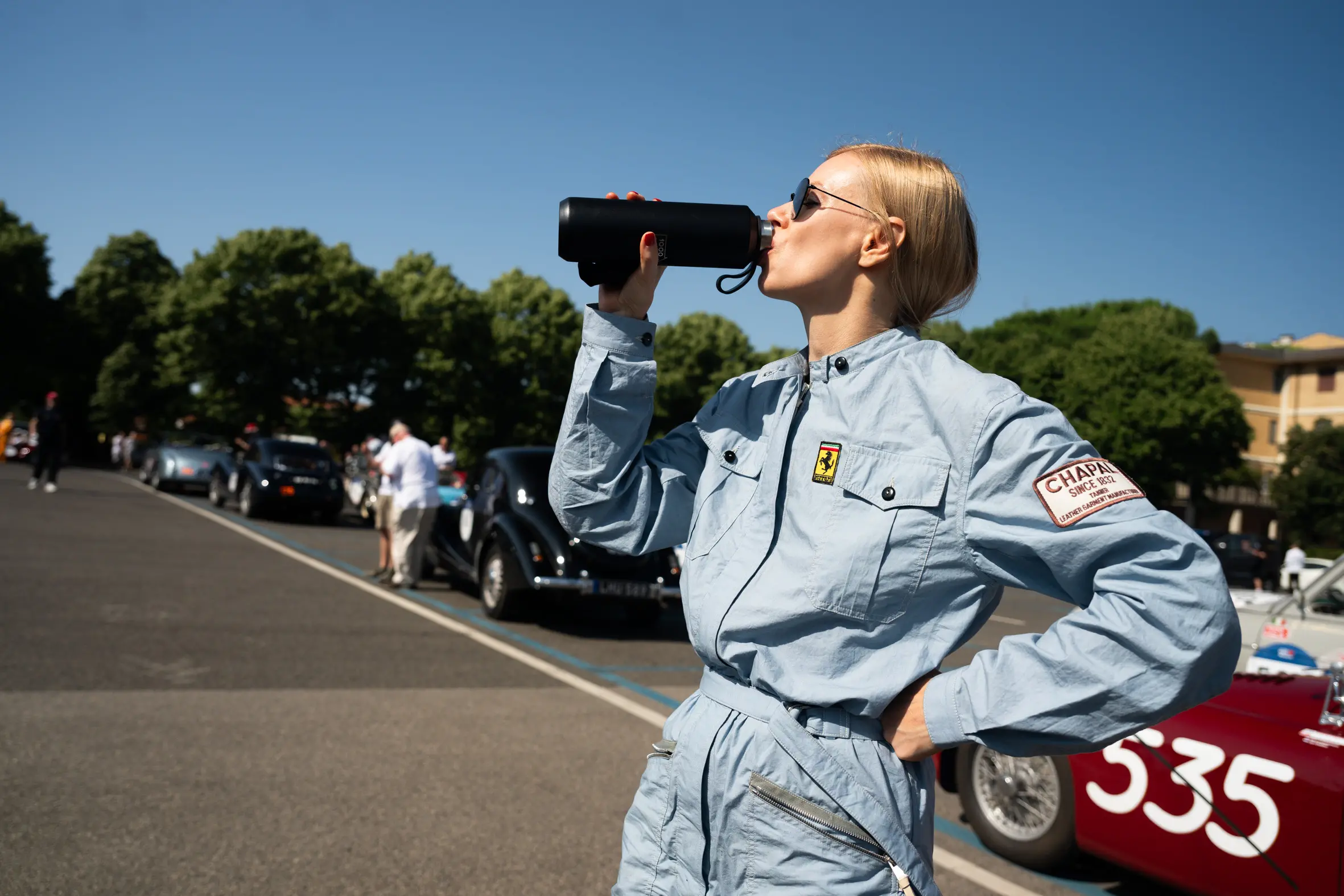 Mille Miglia 2025, il passaggio ex fabbrica Calamai