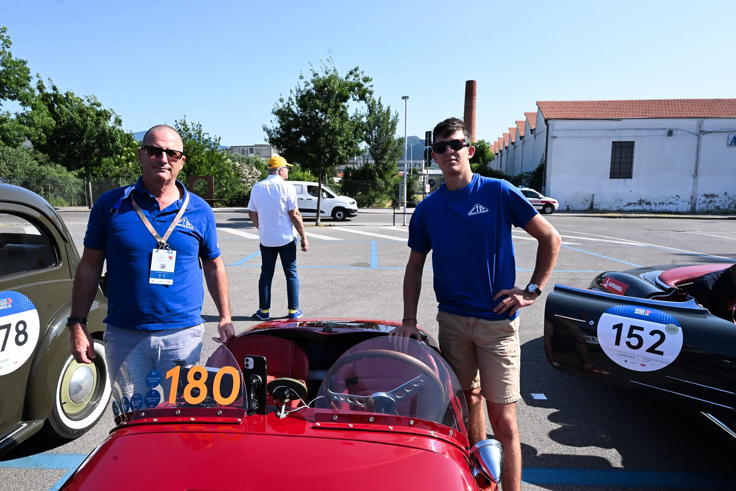 Mille Miglia 2025, il passaggio ex fabbrica Calamai