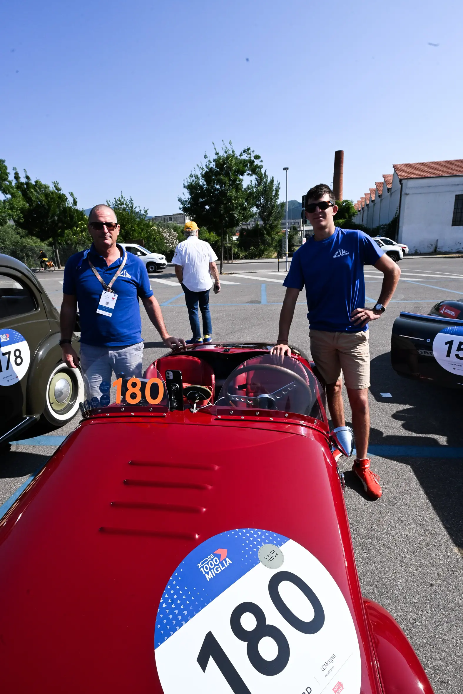 Mille Miglia 2025, il passaggio ex fabbrica Calamai