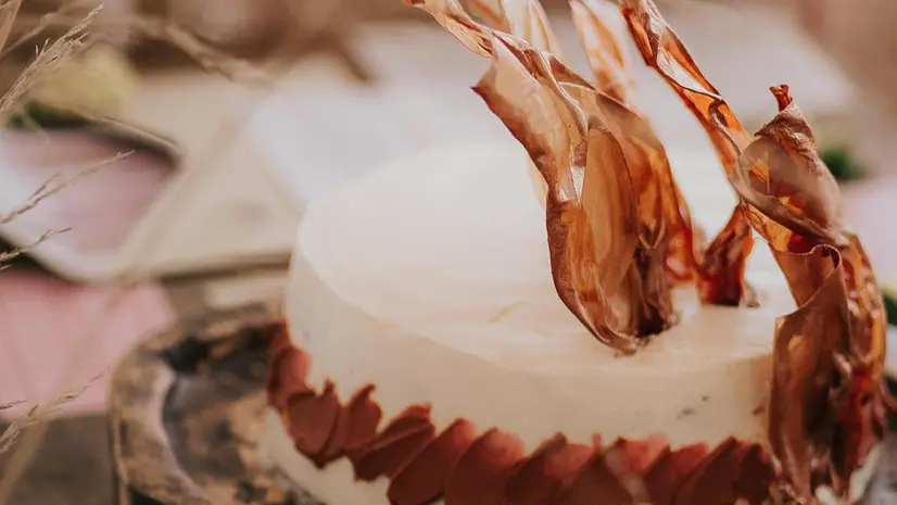 Una torta di alta pasticceria