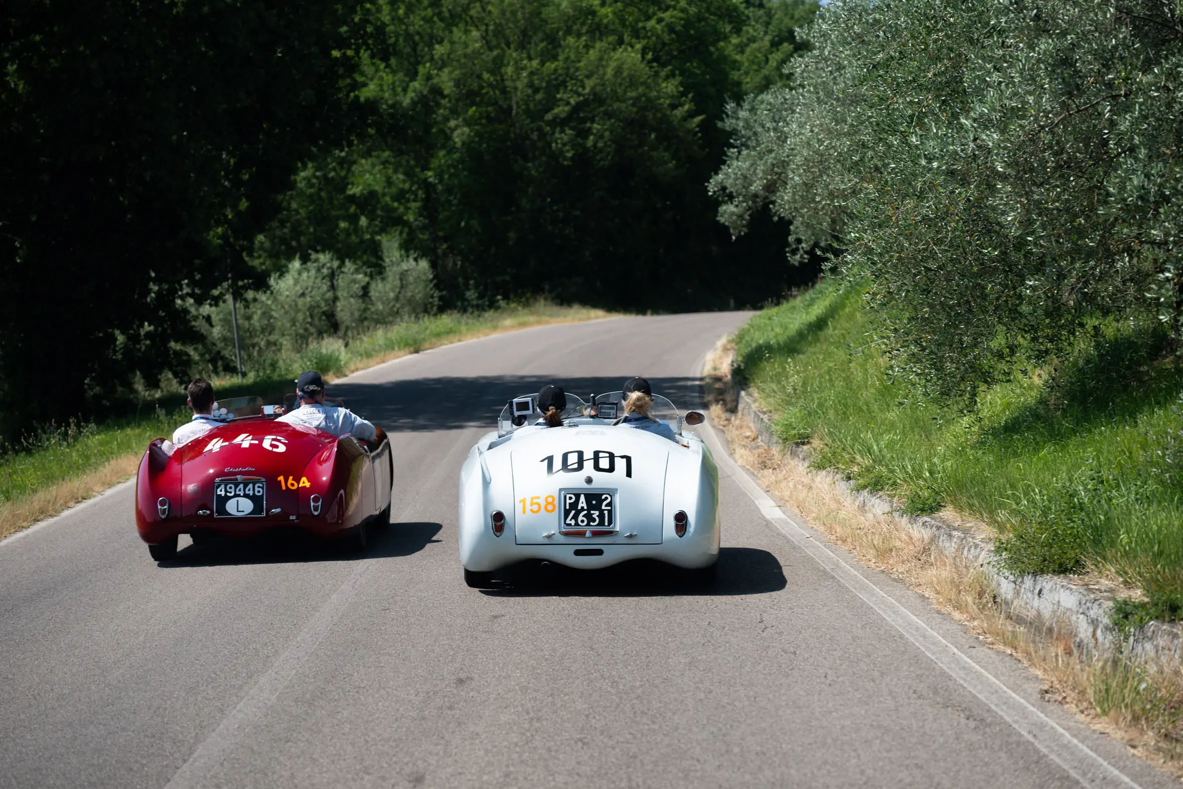 Mille Miglia 2025, il passaggio da Barberino Val D'elsa