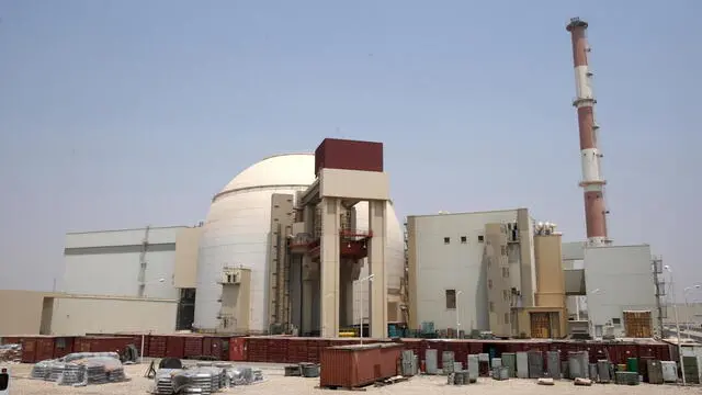 epa08111610 (FILE) - A general view of the Iranian nuclear power plant in Bushehr, southern Iran, 21 August 2010 (reissued 08 January 2020). According to media reports on 08 January 2020, a magnitude 4.9 earthquake hit at a depth of 10km, near the city of Borazjan, Iran, on 08 January 2020. There were no immediate reports of damage or casualties. The quake occured near the Bushehr nuclear plant. EPA/ABEDIN TAHERKENAREH