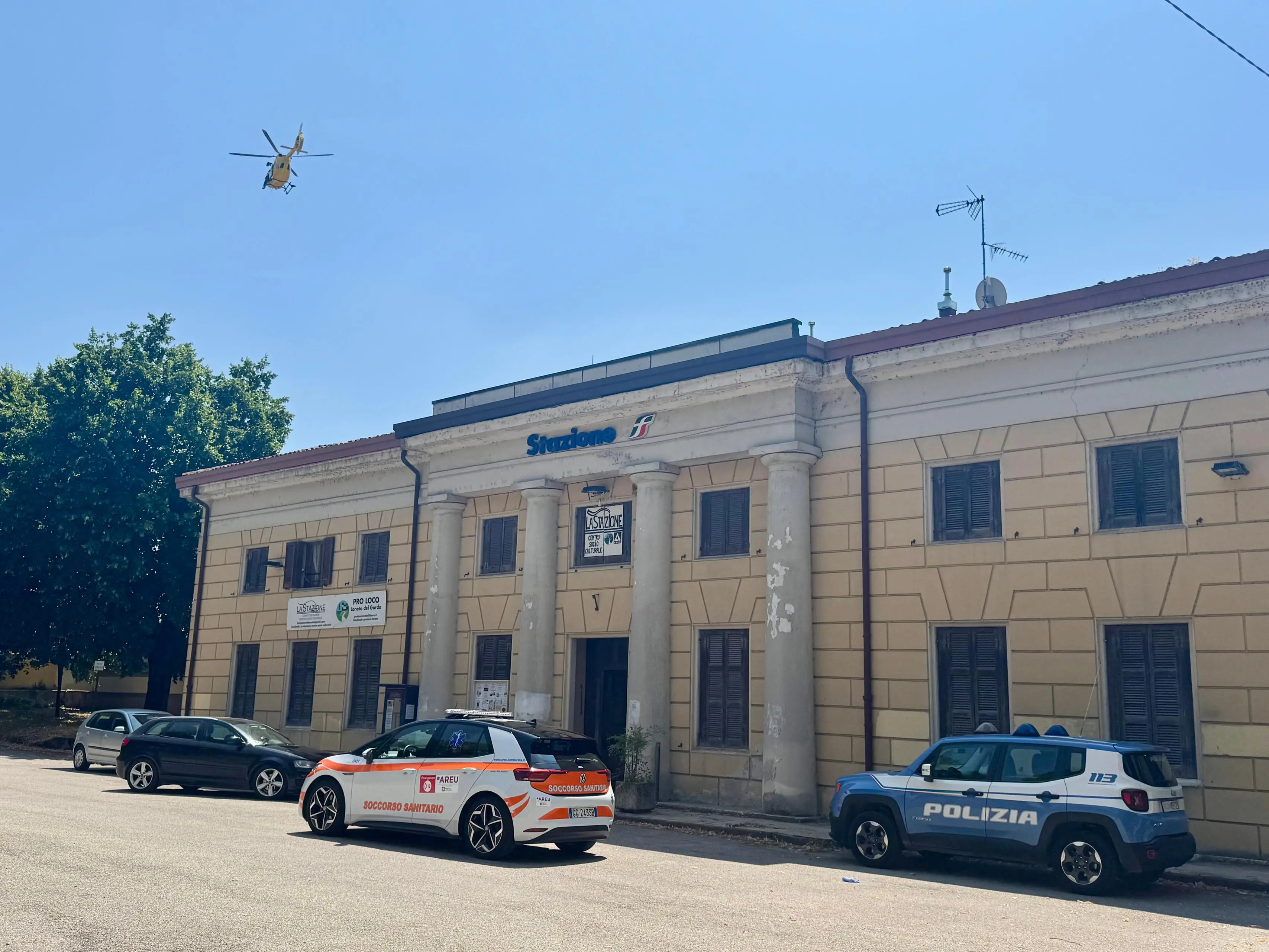 L'incidente alla stazione di Lonato del Garda
