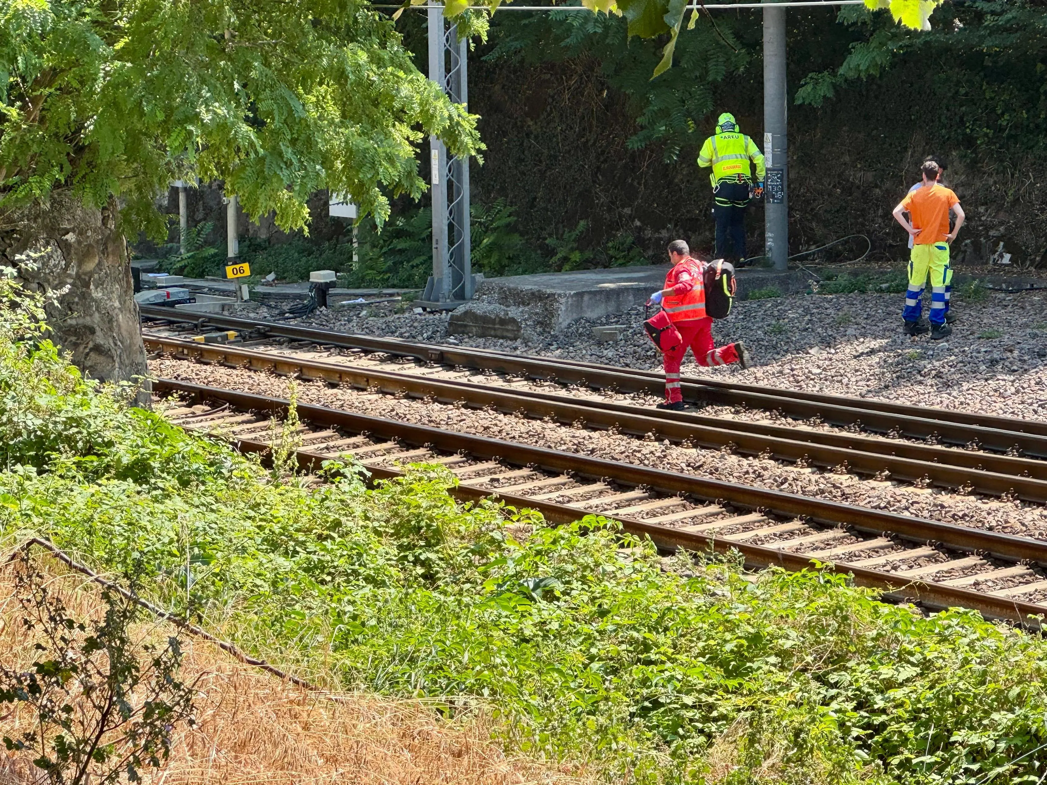 L'incidente alla stazione di Lonato del Garda