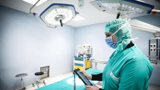 Inaugurazione delle nuove sale operatorie multimediali dell'Ospedale Cto. Torino 13 giugno 2025 ANSA/TINO ROMANO
