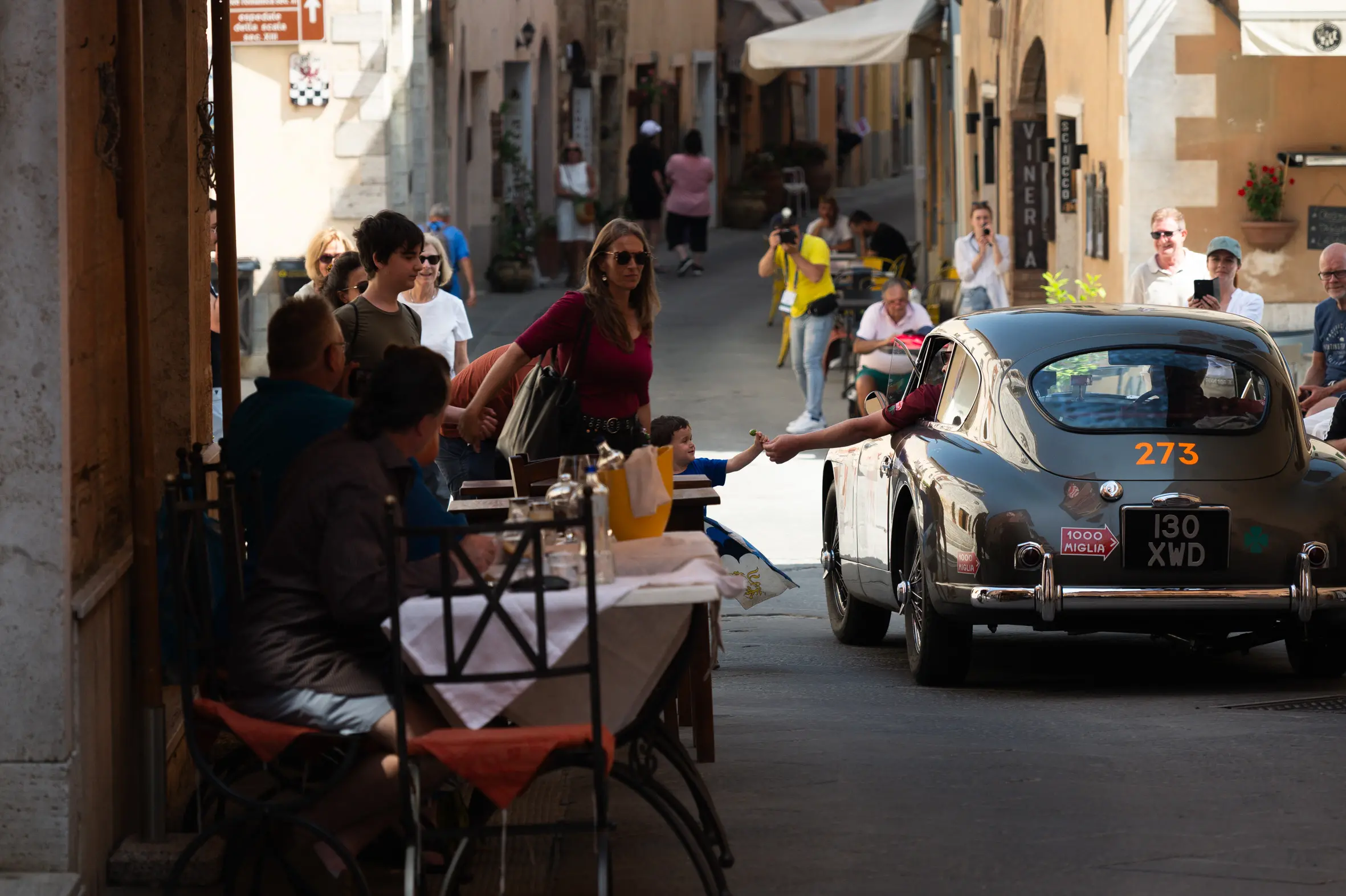 Mille Miglia 2025, il passaggio da San Quirico