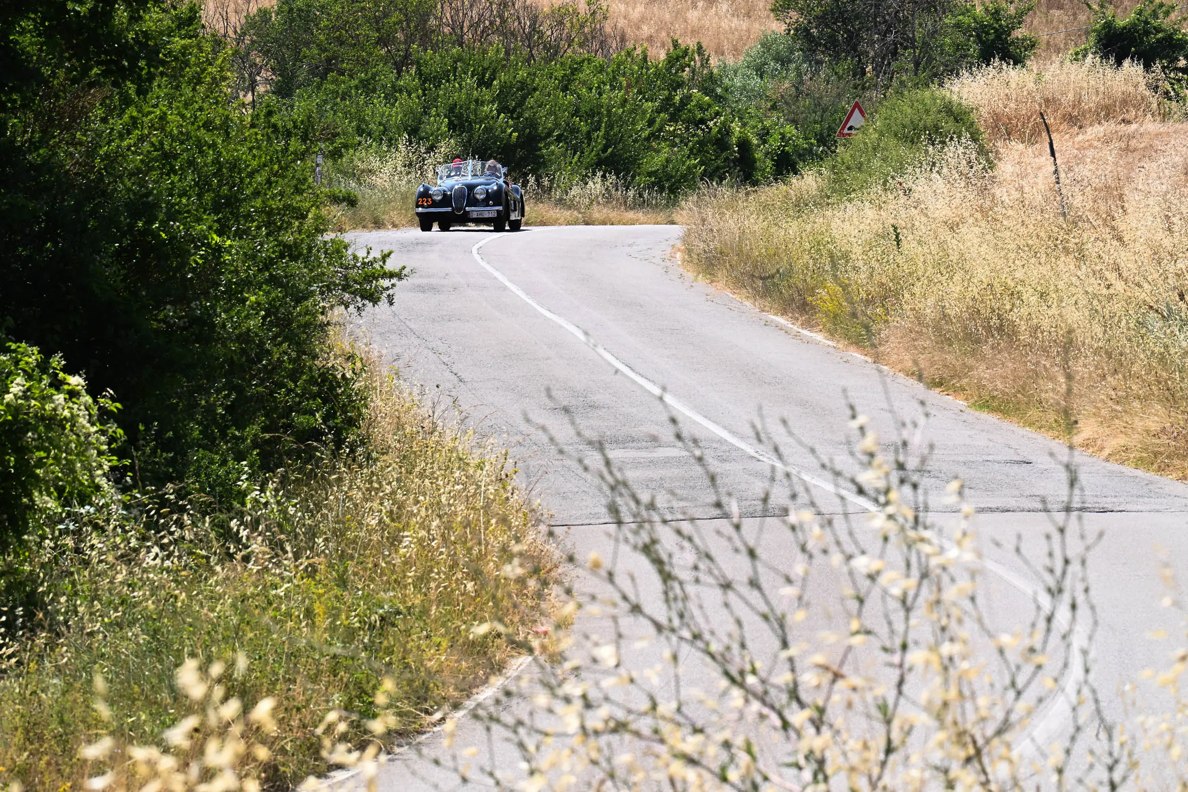 Mille Miglia 2025, il passaggio dalla Via Francigena