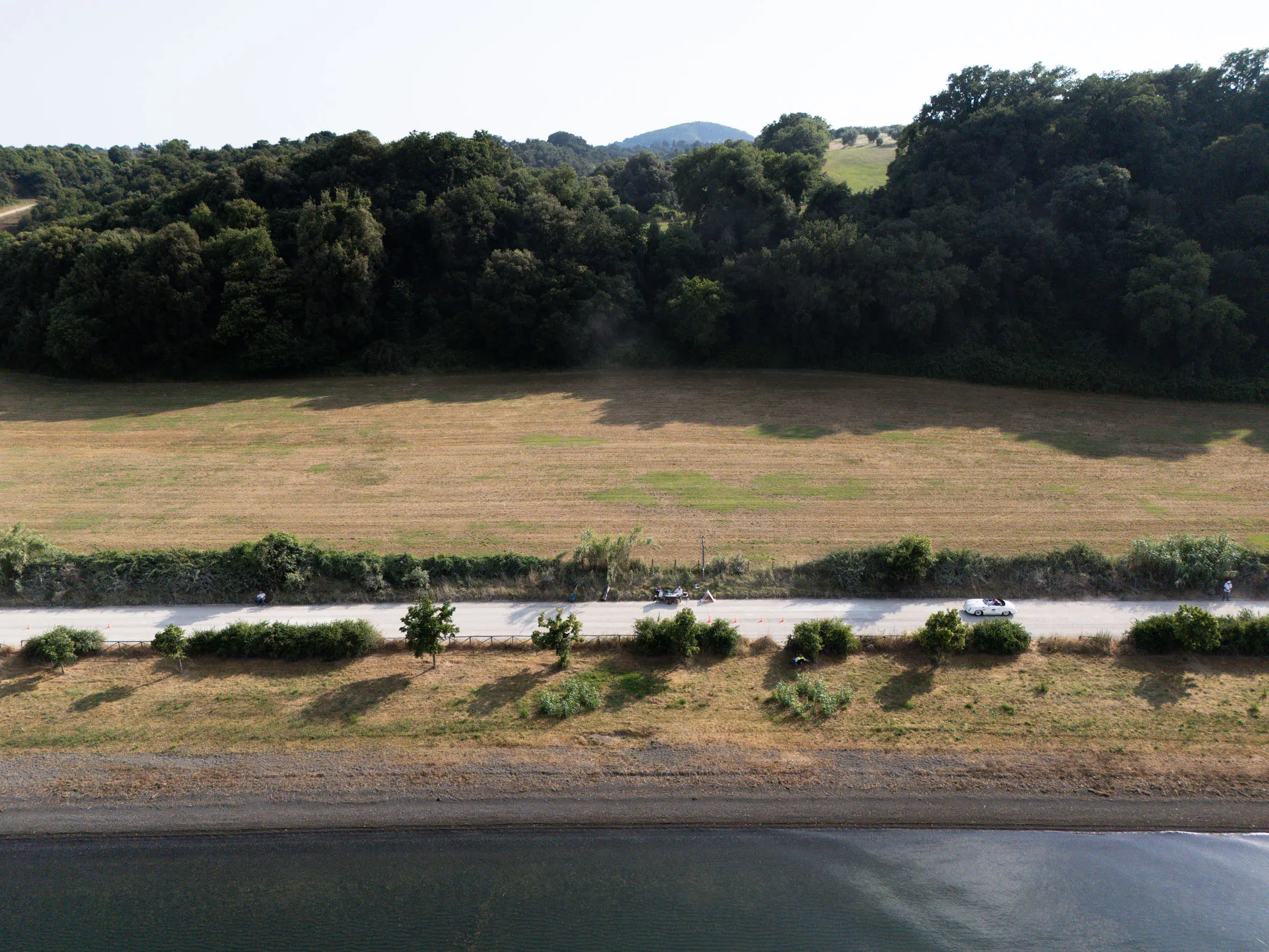 Mille Miglia 2025, il passaggio al lago di Bolsena