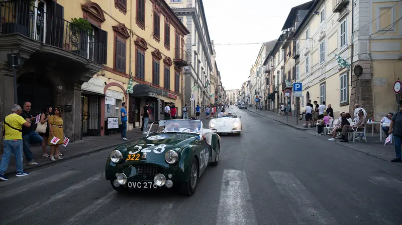 Mille Miglia 2025, il passaggio da Ronciglione