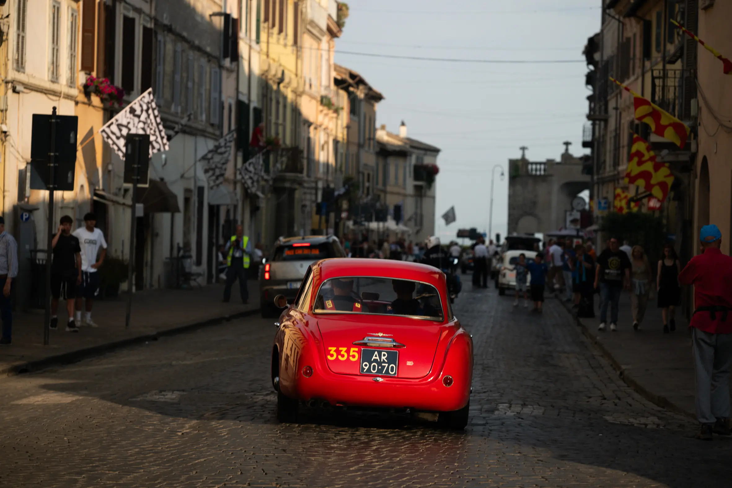 Mille Miglia 2025, il passaggio da Ronciglione