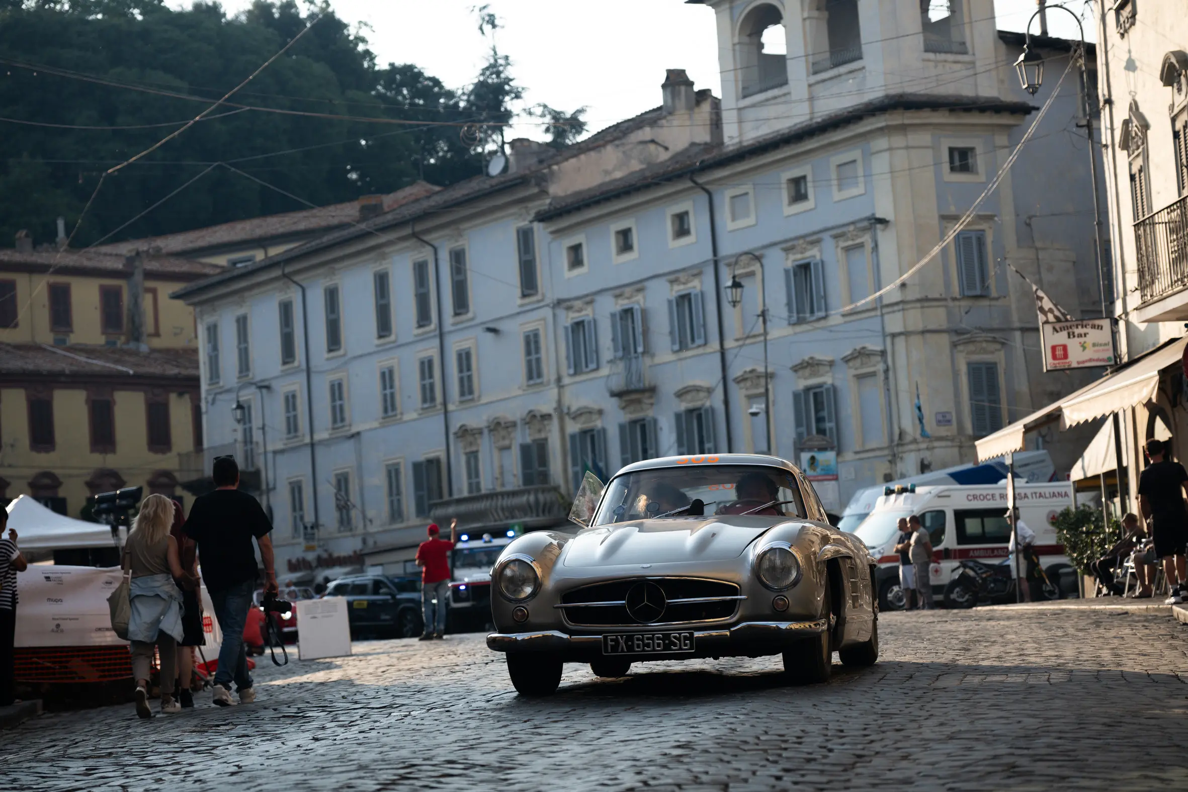 Mille Miglia 2025, il passaggio da Ronciglione