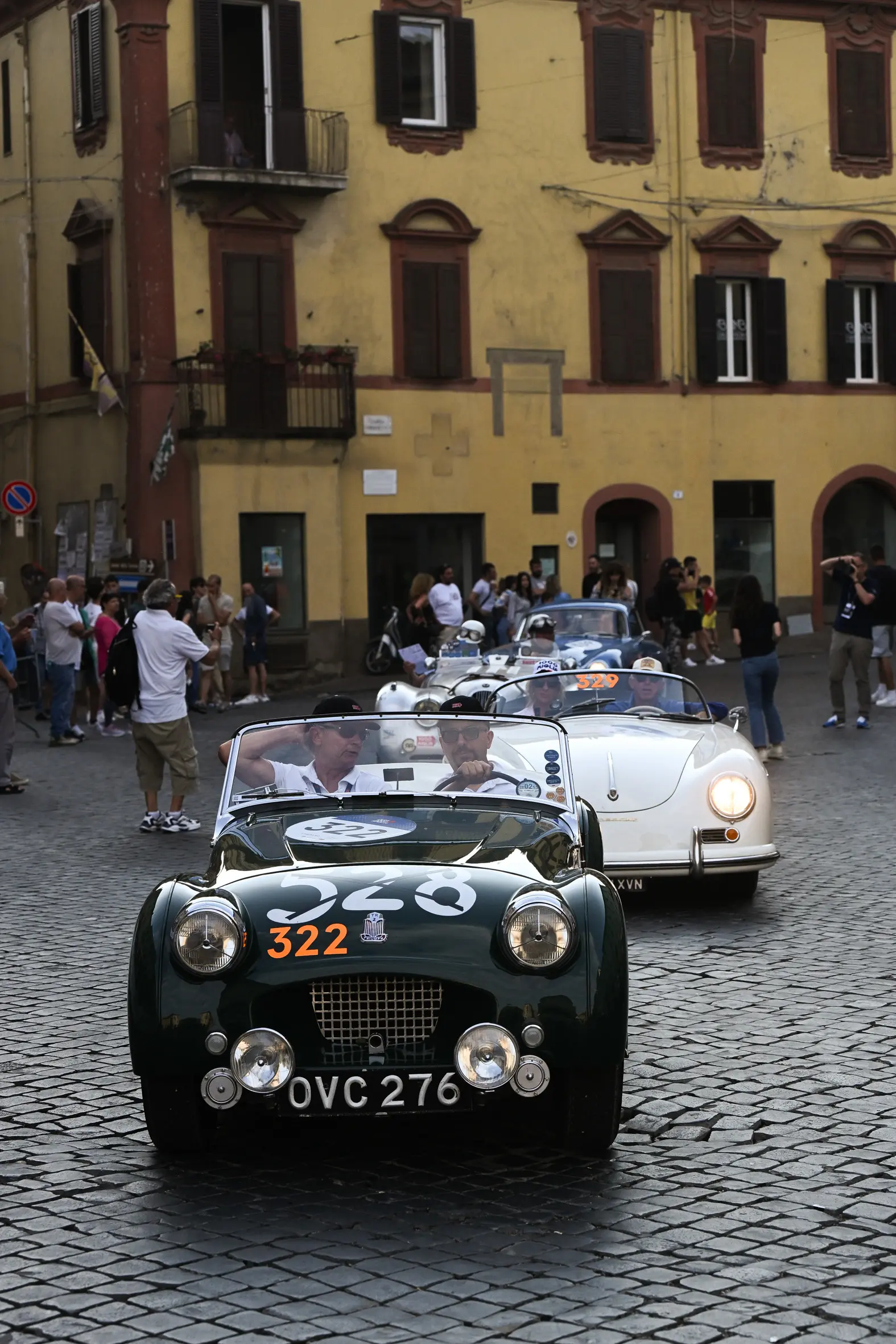 Mille Miglia 2025, il passaggio da Ronciglione