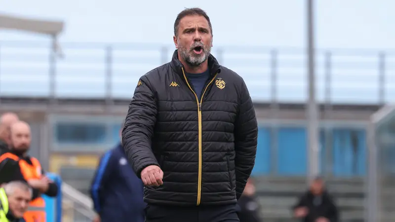 Luca D'Angelo, tecnico dello Spezia - Foto New Reporter Nicoli © www.giornaledibrescia.it