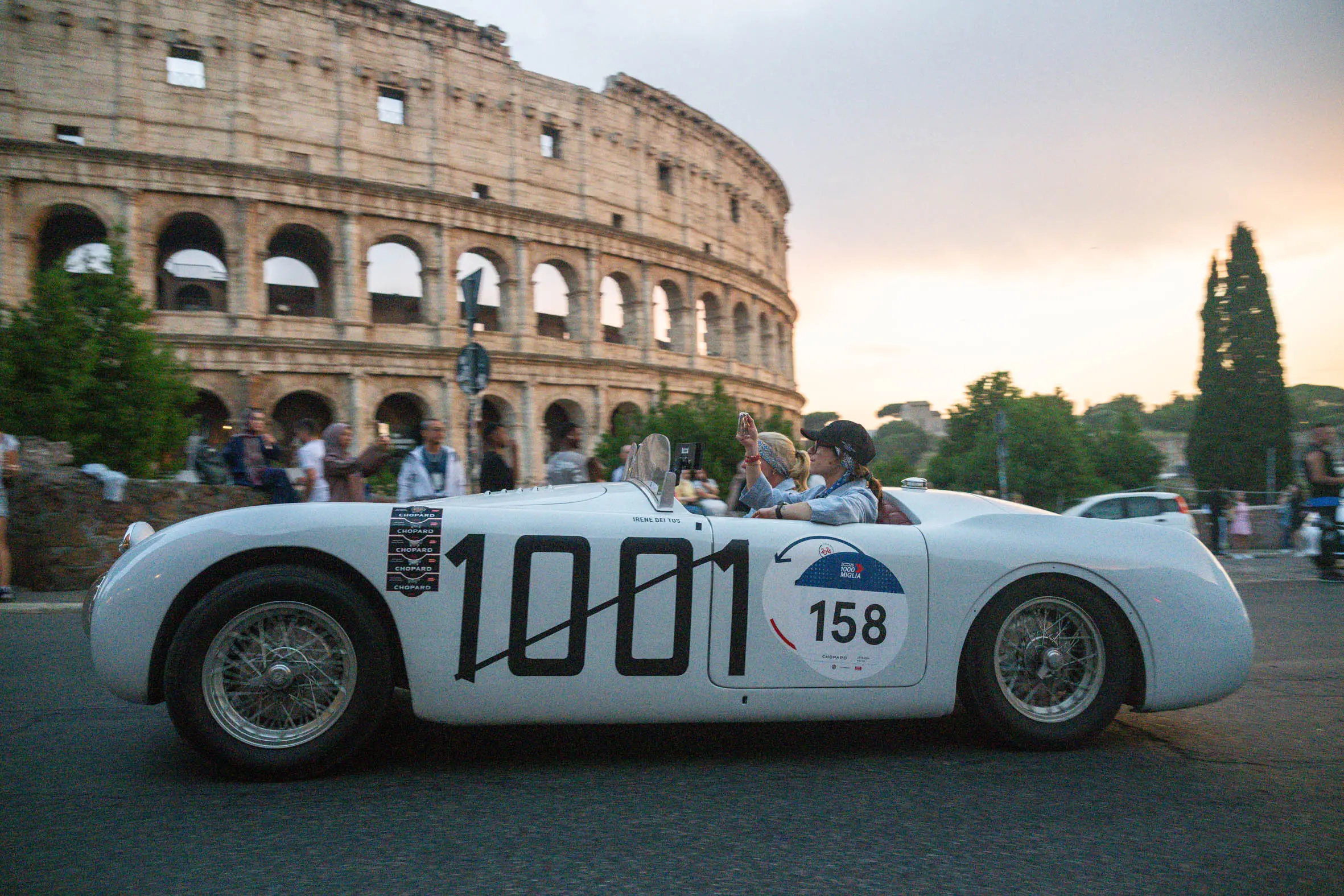 Mille Miglia 2025, l'arrivo a Roma