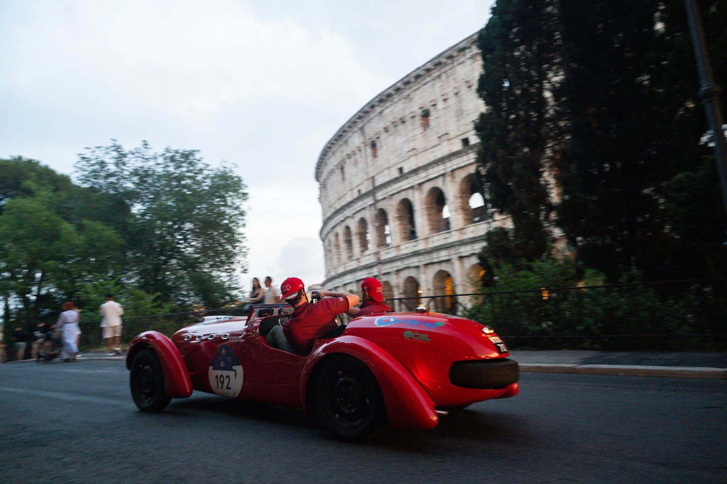 Mille Miglia 2025, l'arrivo a Roma