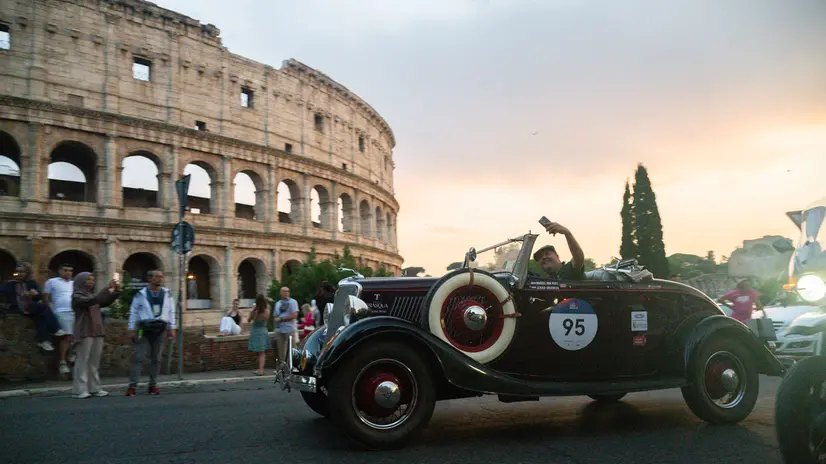 Mille Miglia 2025, l'arrivo a Roma