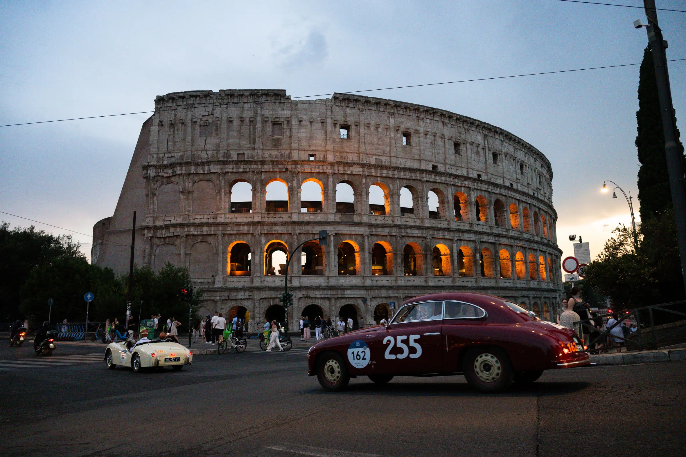 Mille Miglia 2025, l'arrivo a Roma