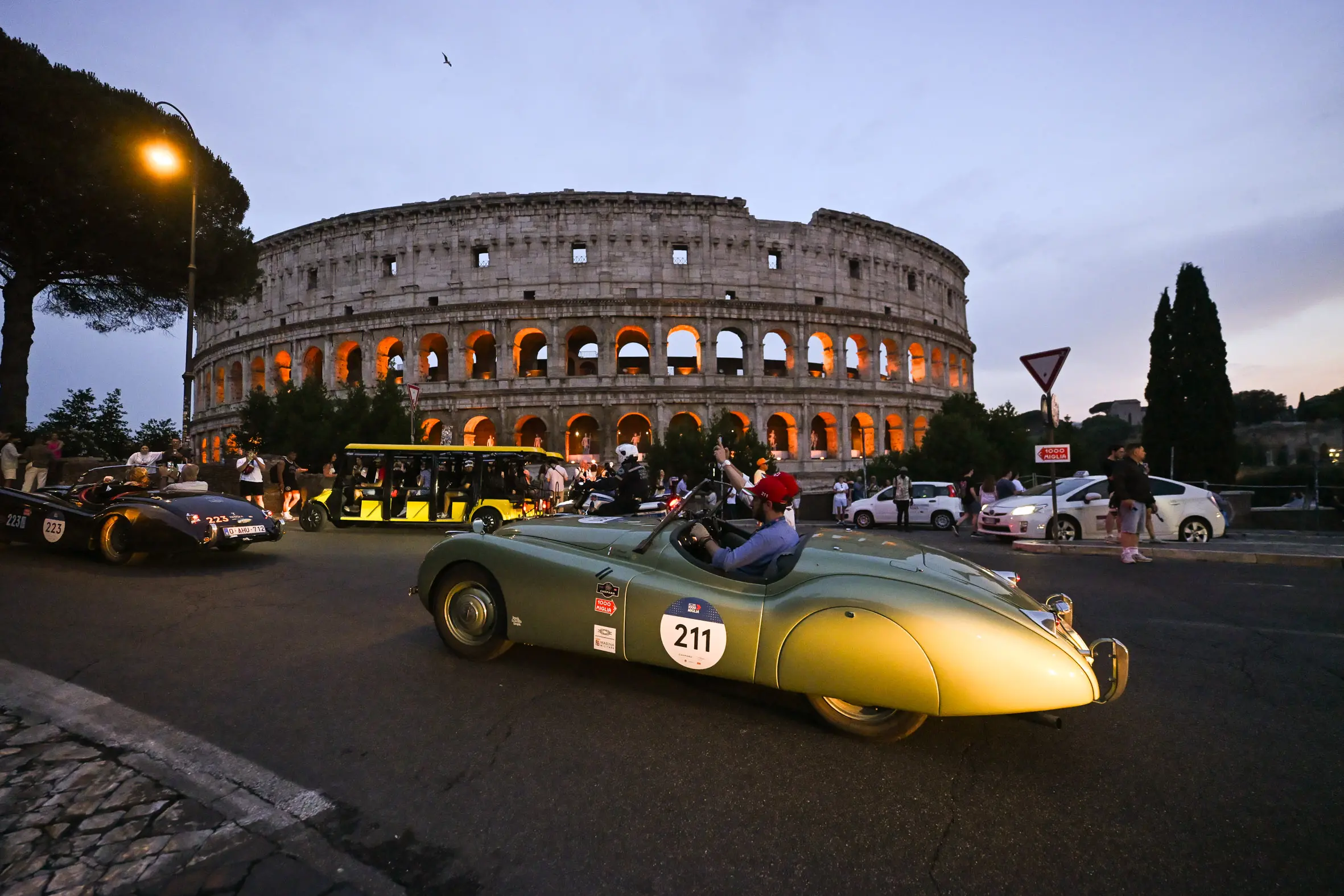 Mille Miglia 2025, l'arrivo a Roma