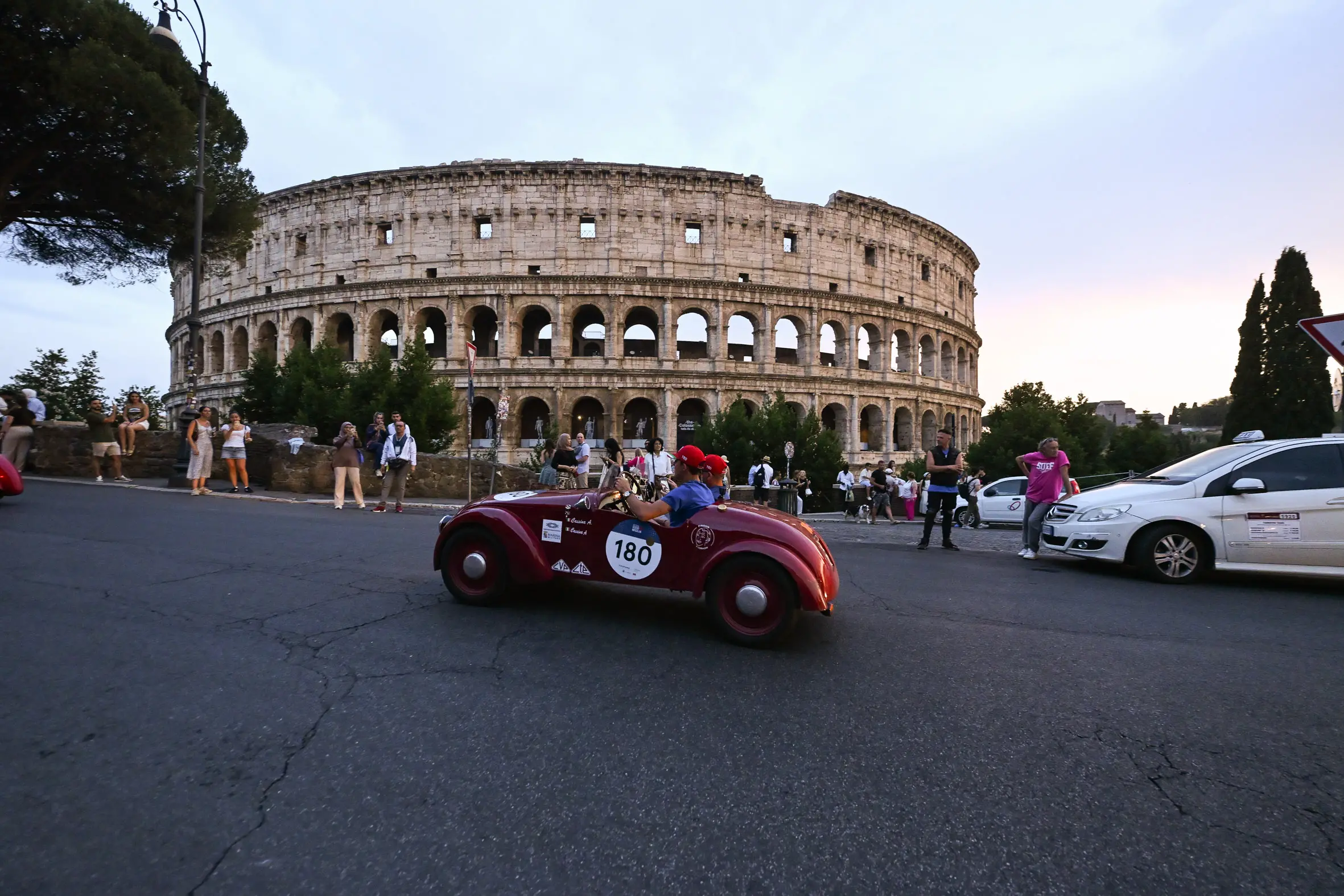 Mille Miglia 2025, l'arrivo a Roma