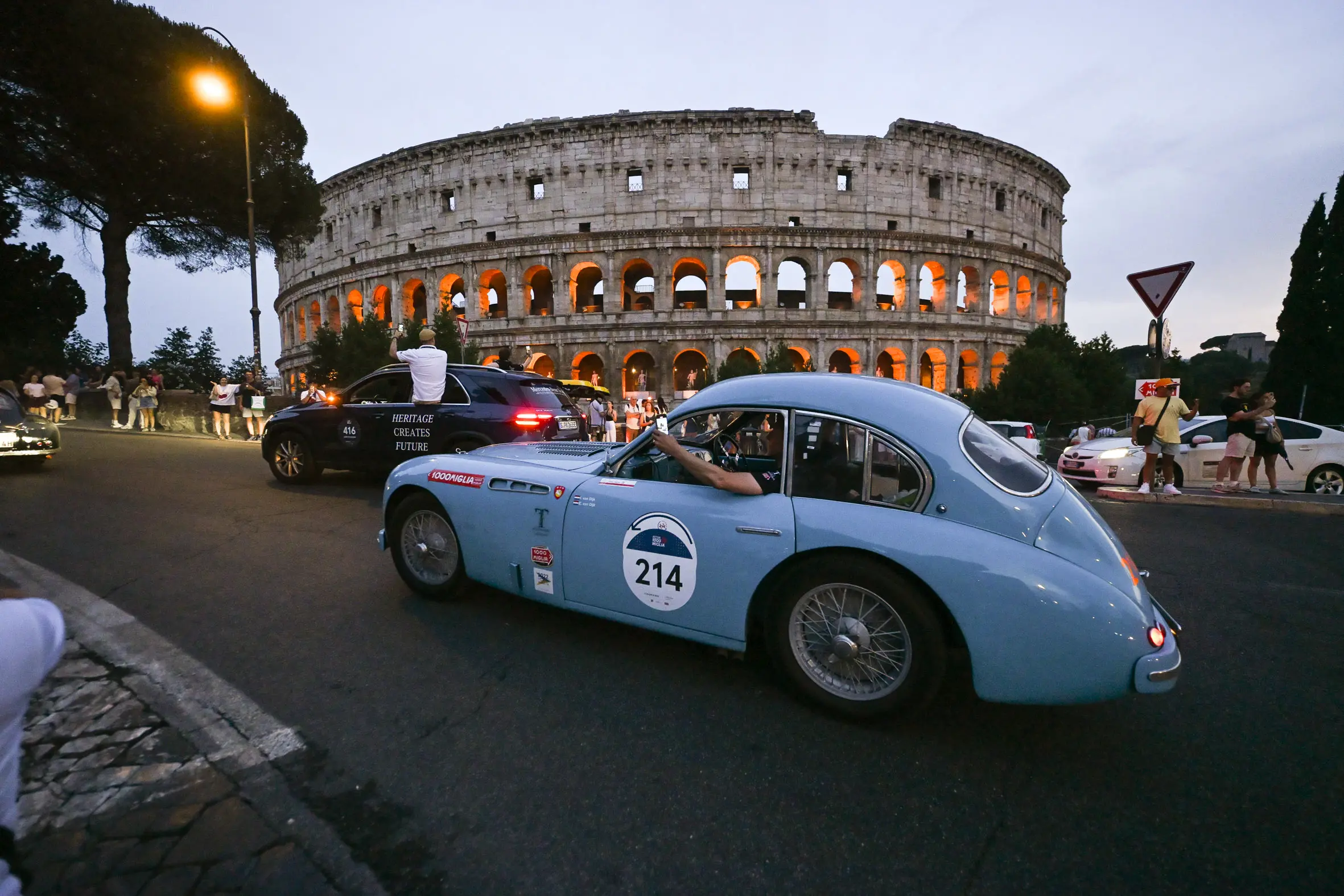 Mille Miglia 2025, l'arrivo a Roma