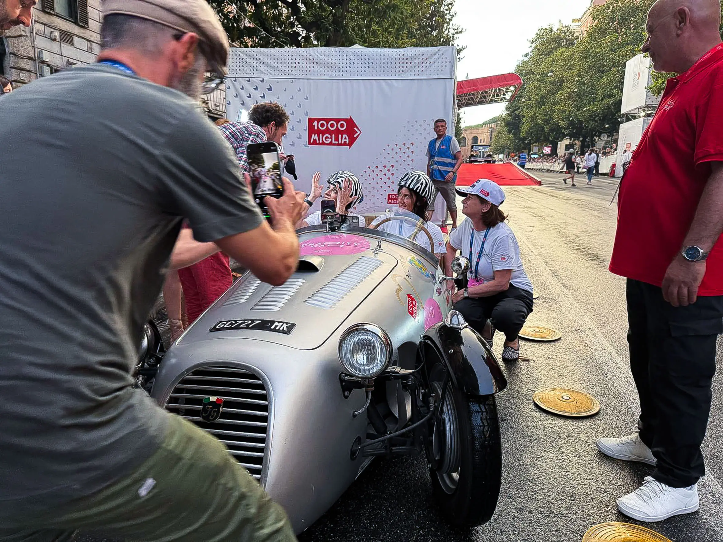 Mille Miglia 2025, l'arrivo a Roma