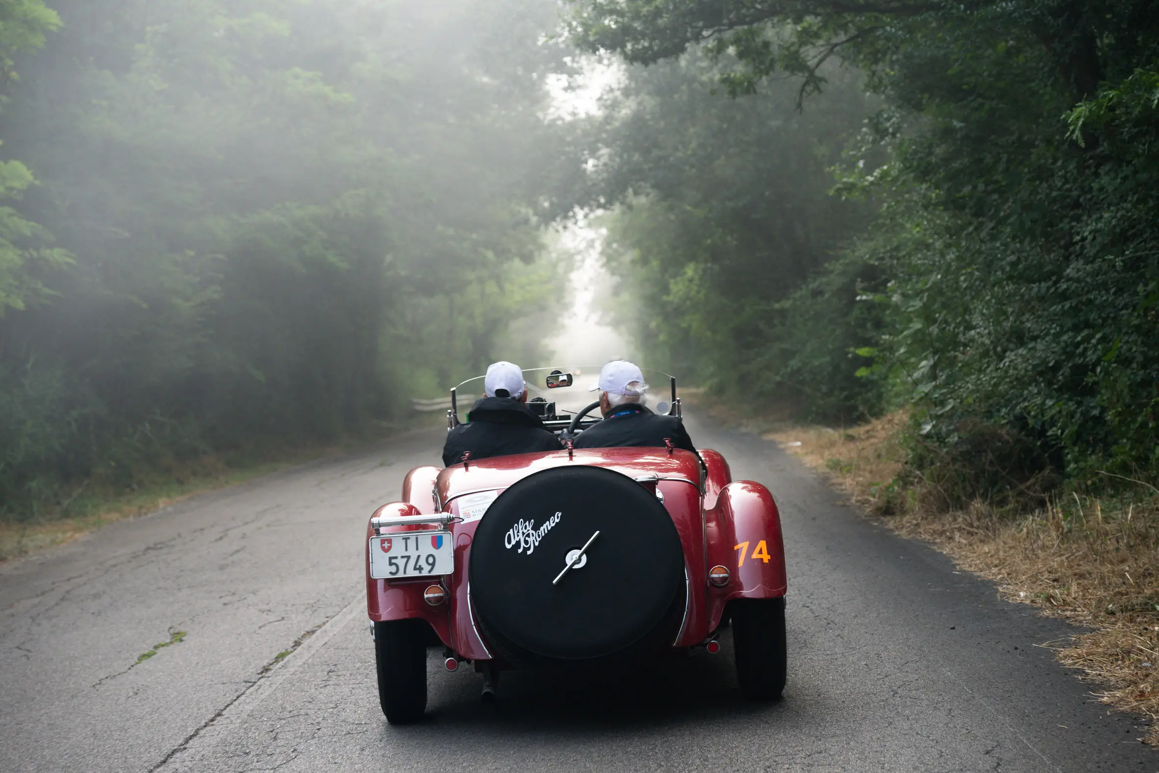 Mille Miglia 2025, le prove speciali a Penna in Teverina
