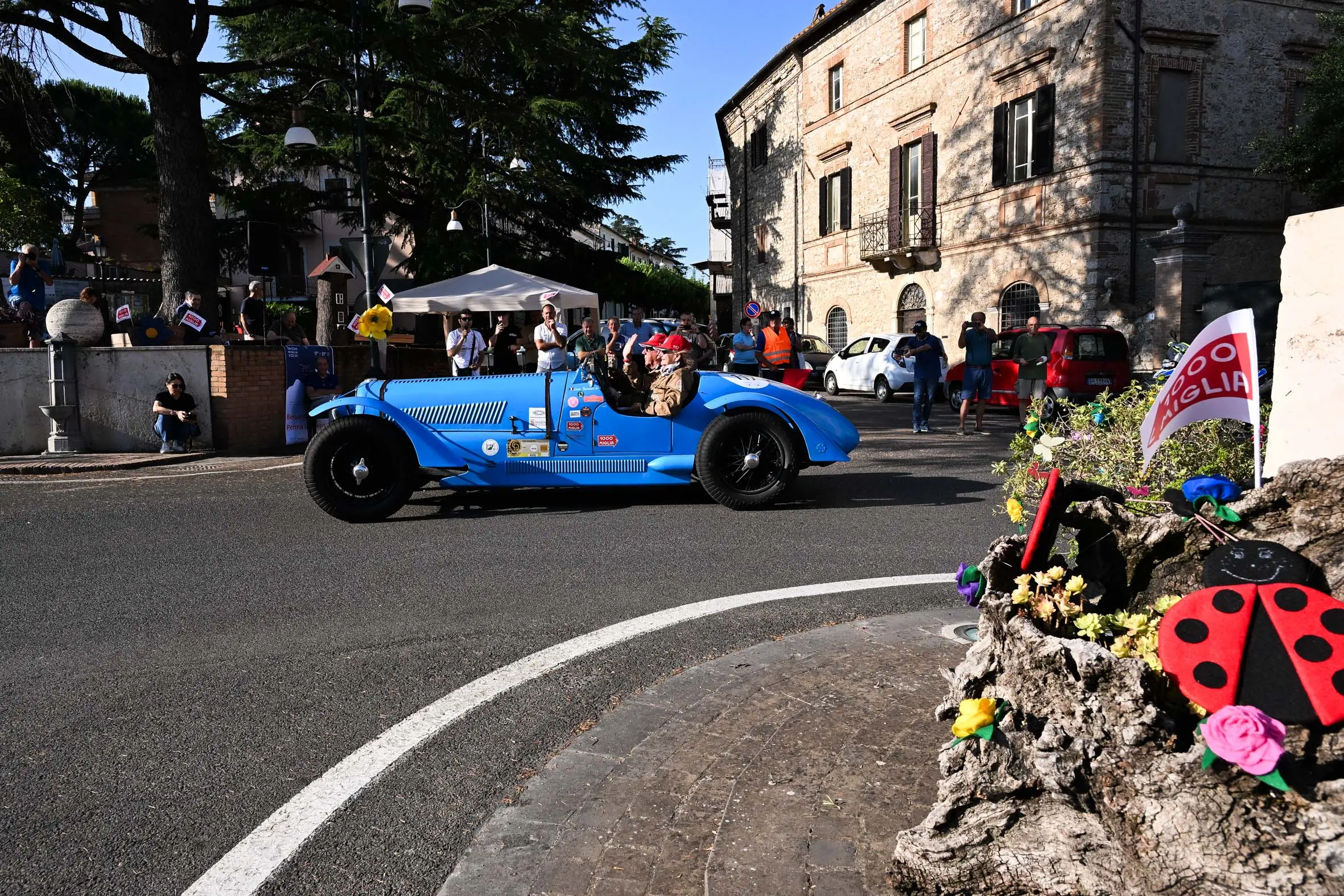 Mille Miglia 2025, il passaggio da Penna in Teverina