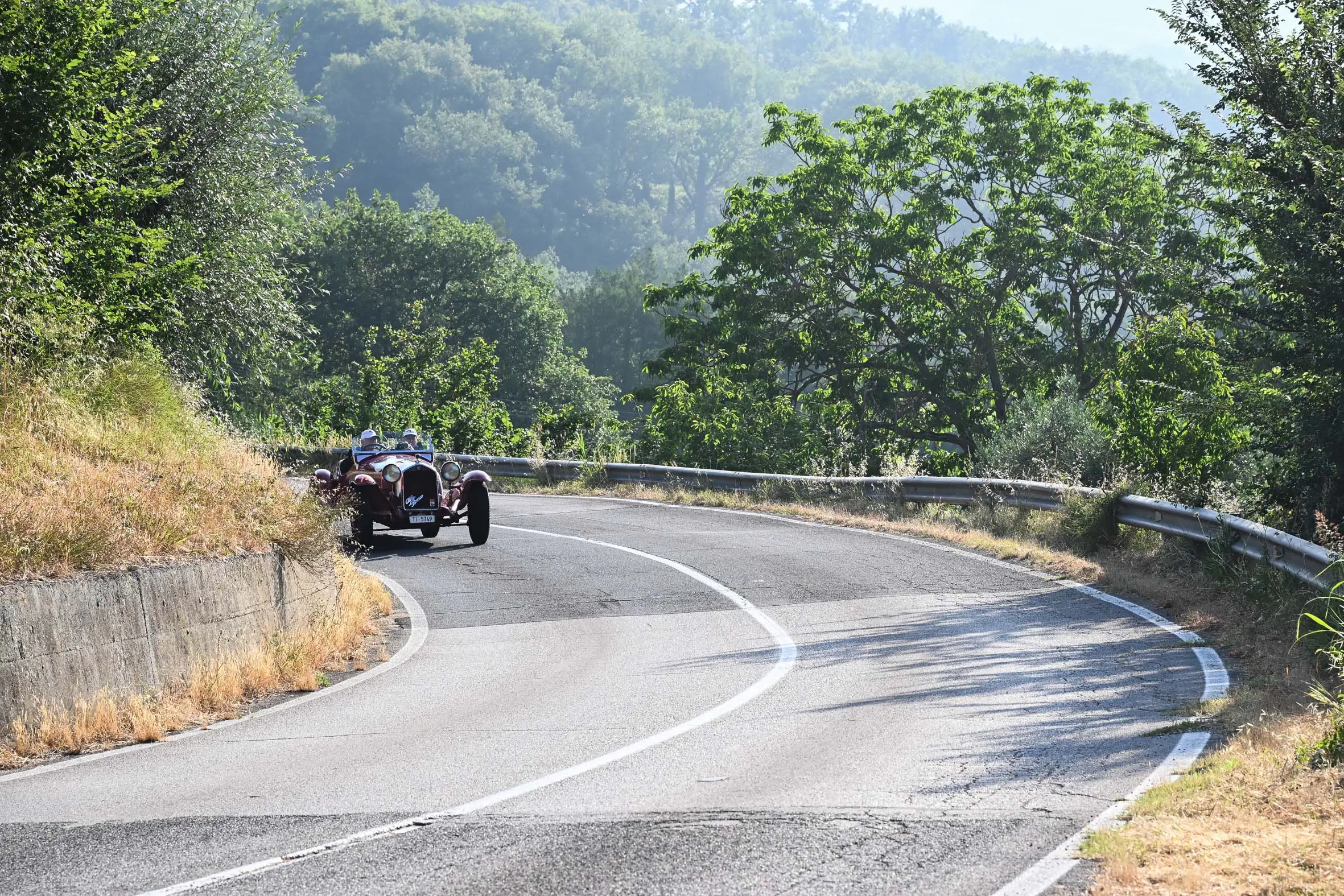 Mille Miglia 2025, il passaggio da Penna in Teverina