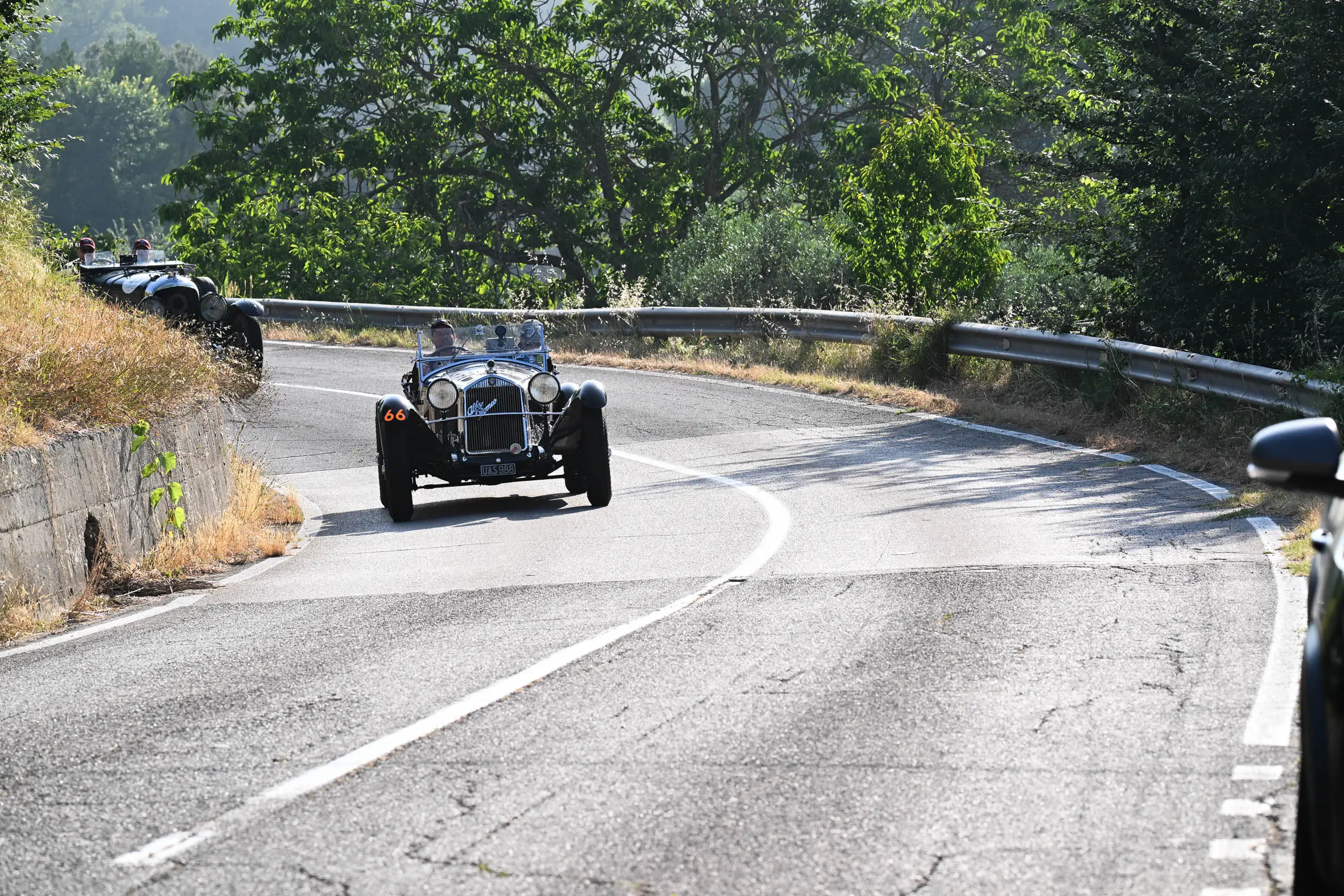 Mille Miglia 2025, il passaggio da Penna in Teverina