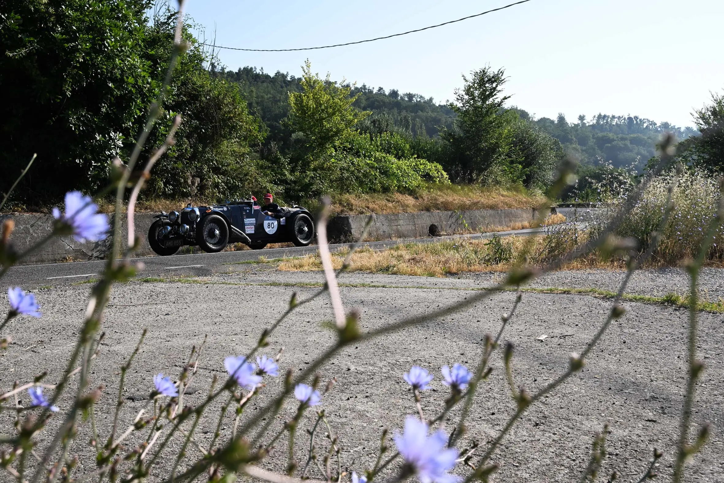 Mille Miglia 2025, il passaggio da Penna in Teverina