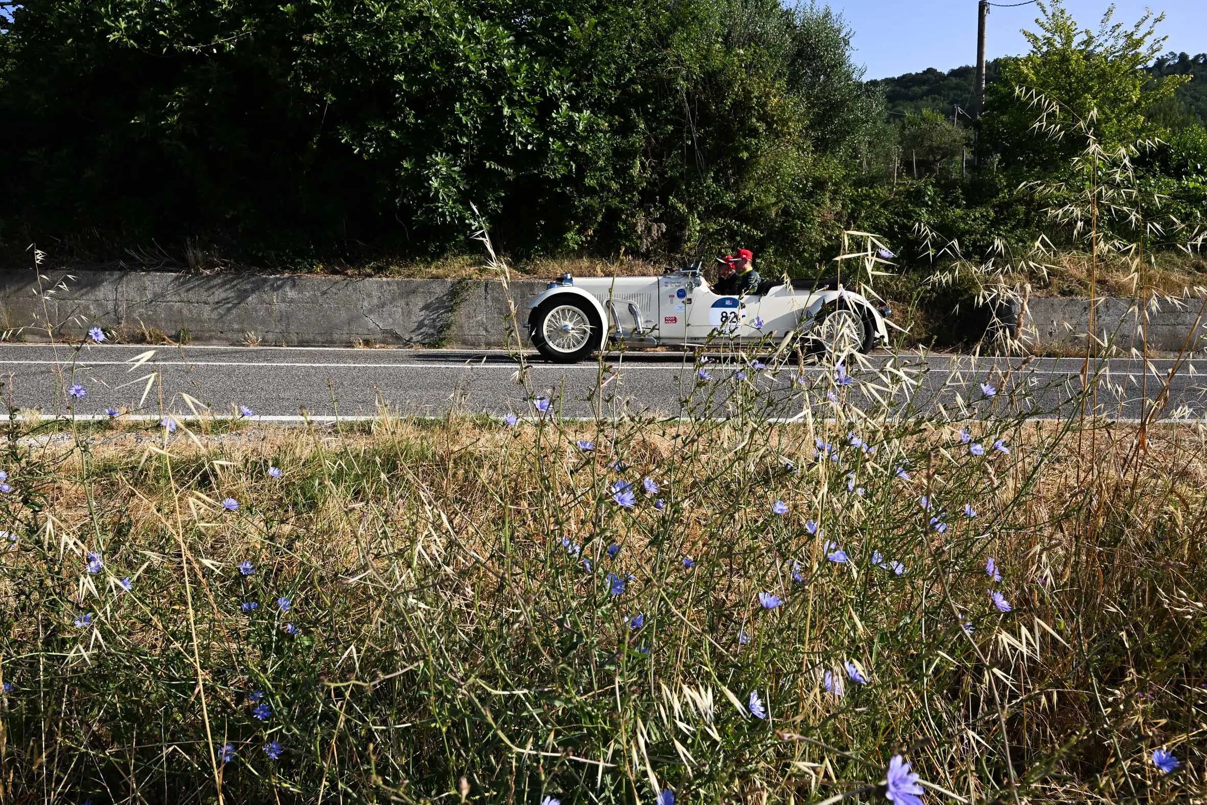 Mille Miglia 2025, il passaggio da Penna in Teverina