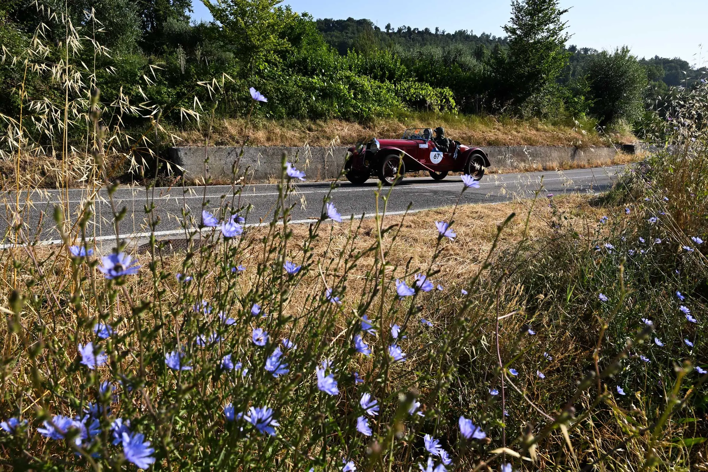 Mille Miglia 2025, il passaggio da Penna in Teverina