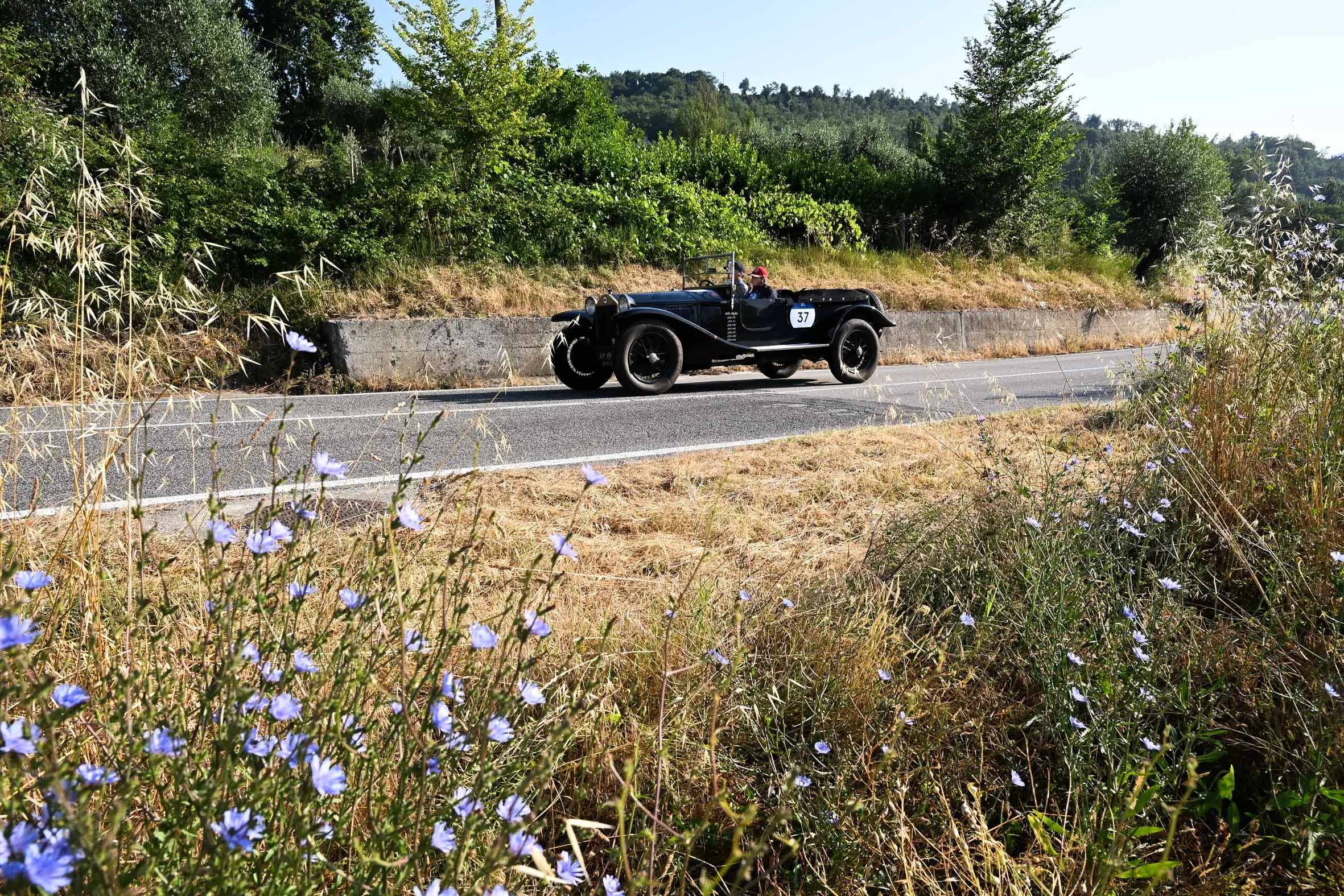 Mille Miglia 2025, il passaggio da Penna in Teverina